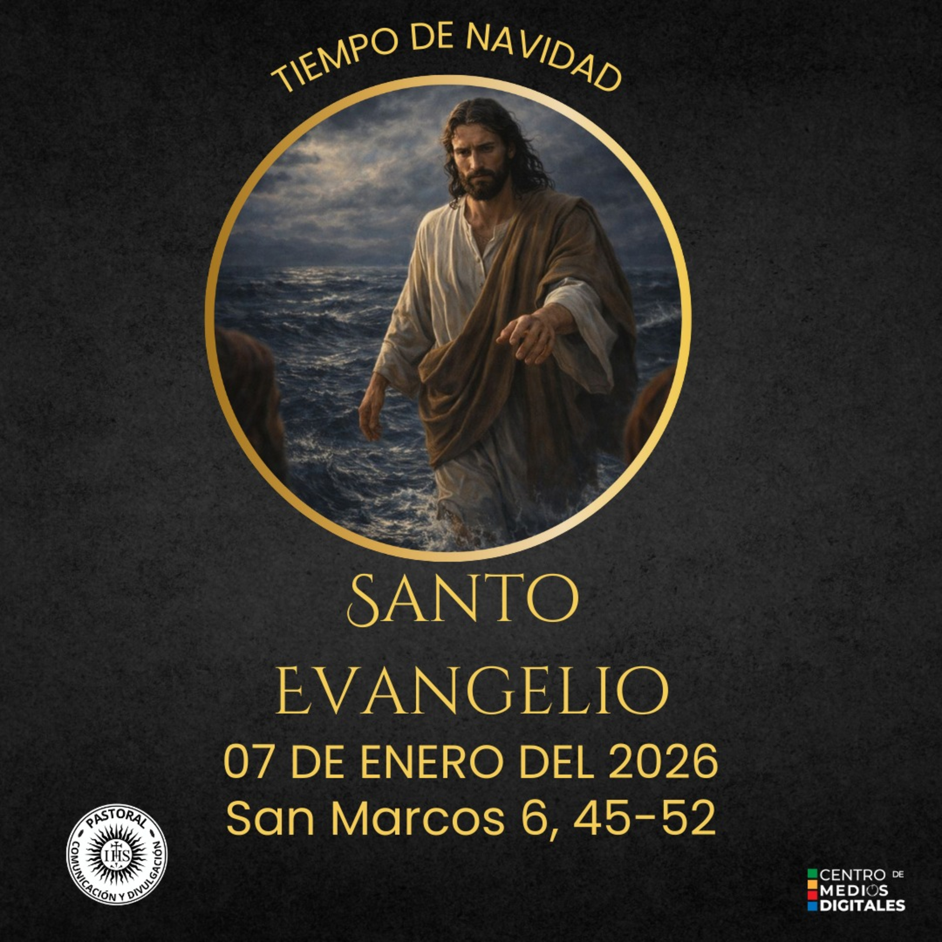  Evangelio del 7 de enero del 2026 según san Marcos 6, 45-52 episode artwork