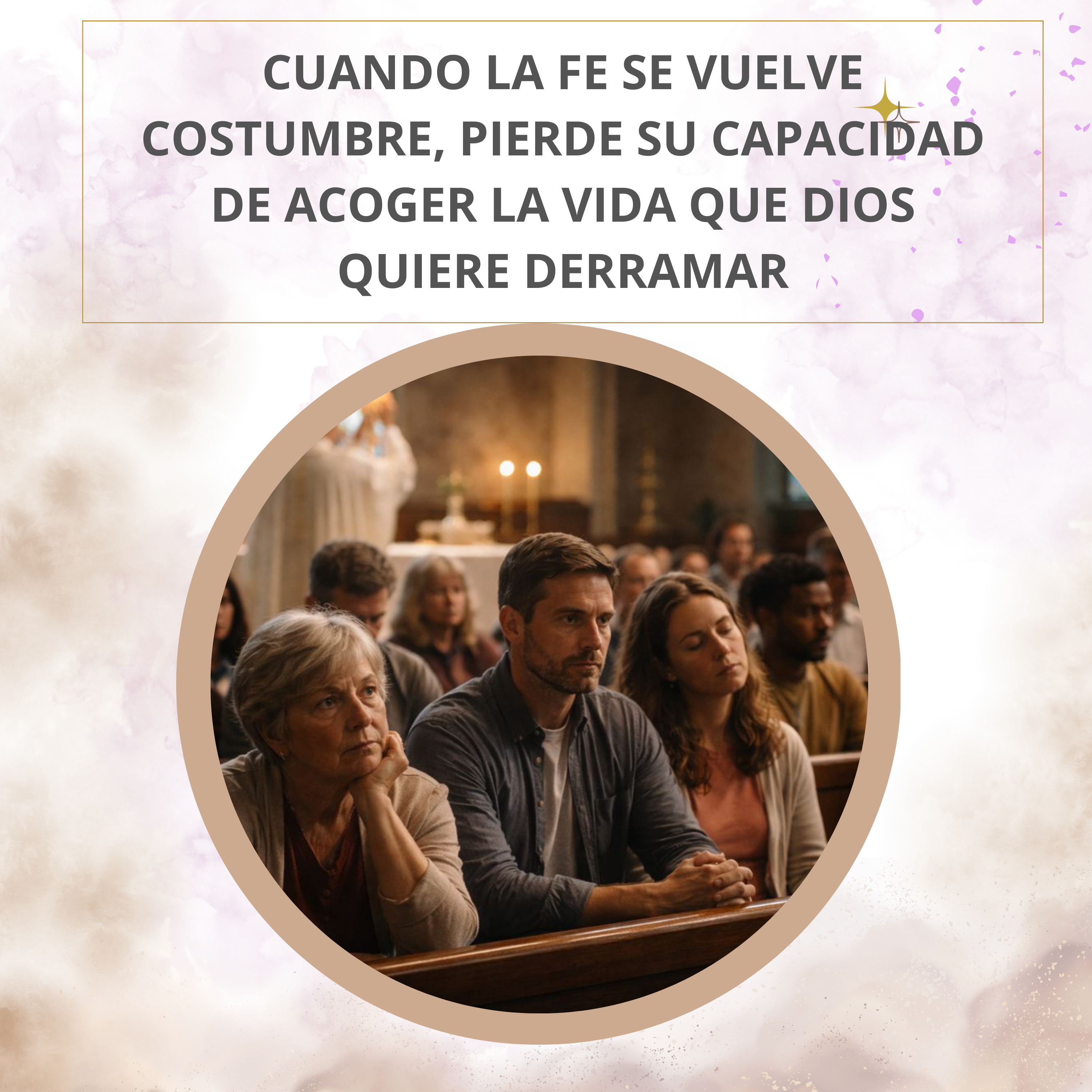 Cuando la fe se vuelve costumbre, pierde su capacidad de acoger la vida que Dios quiere derramar episode artwork