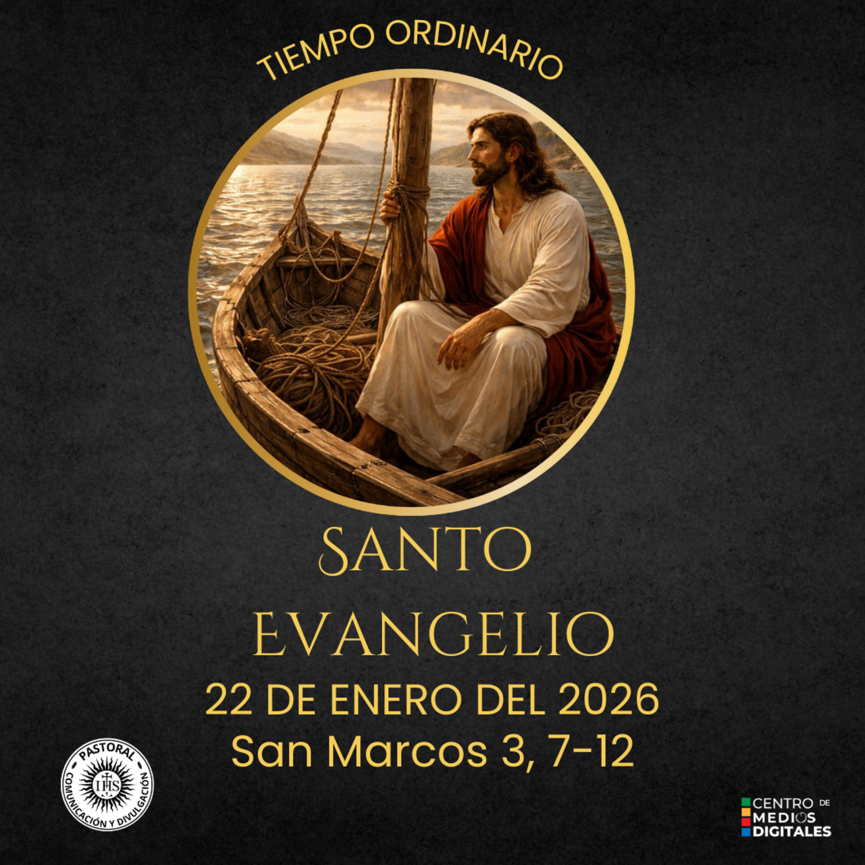 Evangelio del 22 de enero del 2026 según san Marcos 3, 7-12 episode artwork