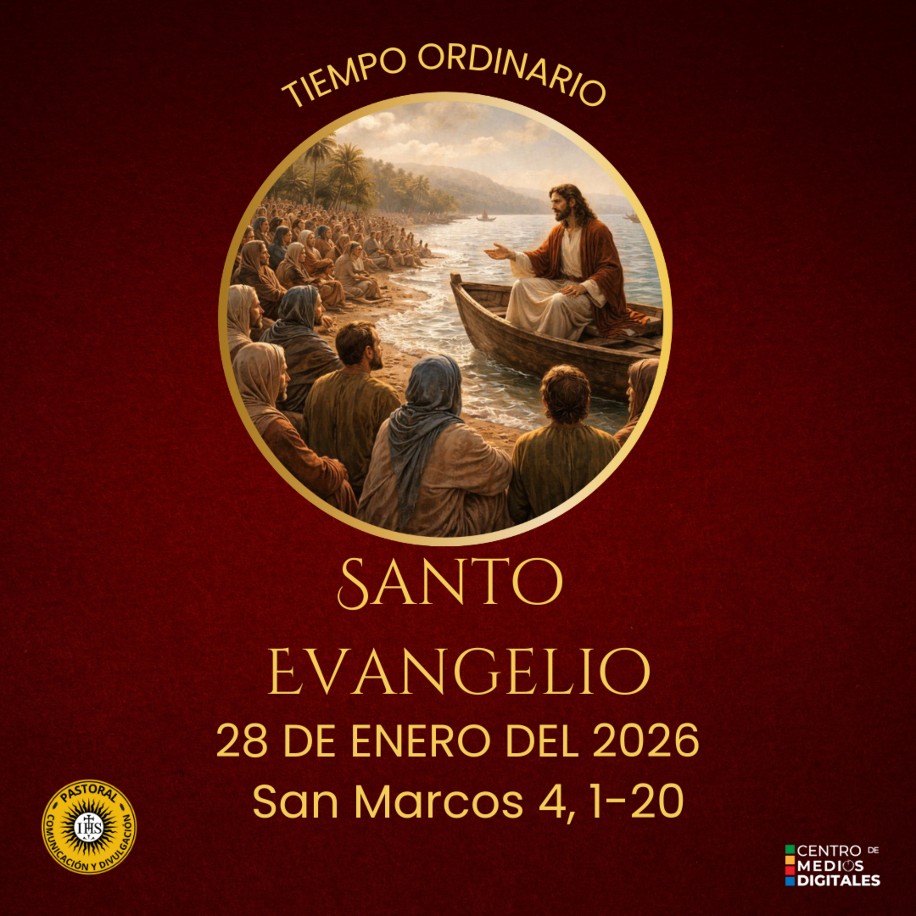 Evangelio de enero del 2026 según san Marcos 4, 1-20 episode artwork