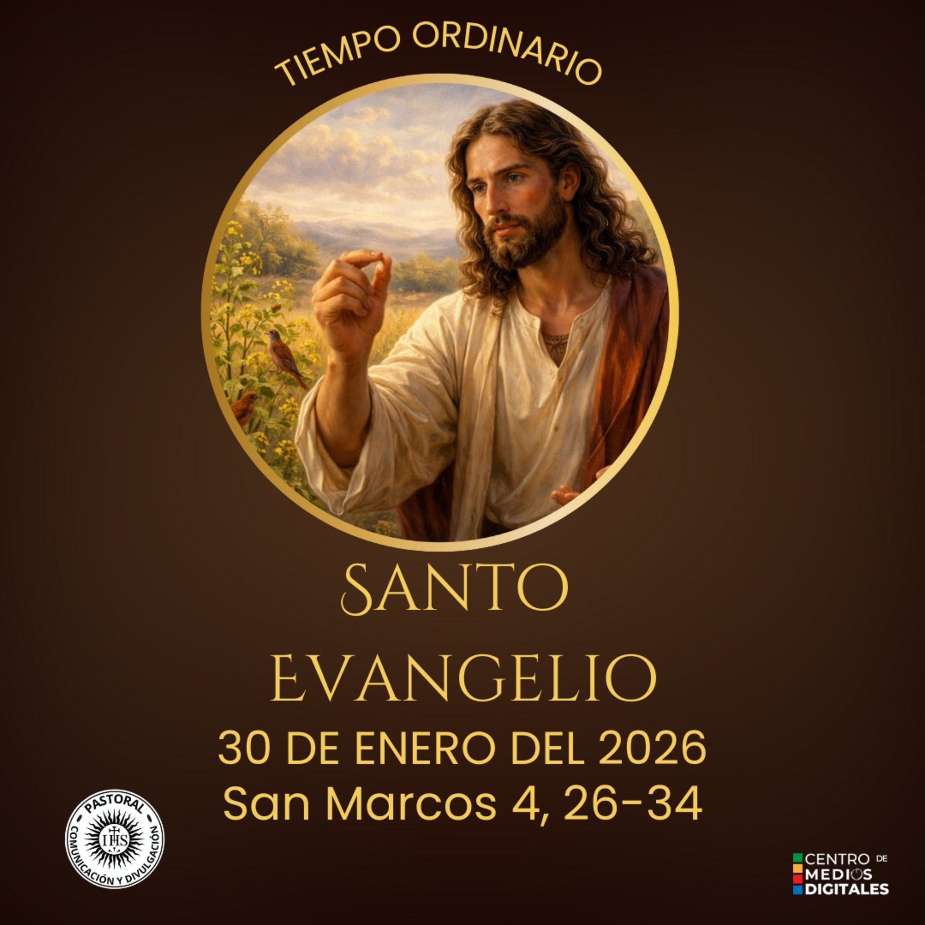 Evangelio del 30 de enero de l 2026 según san Marcos 4, 26-34 episode artwork