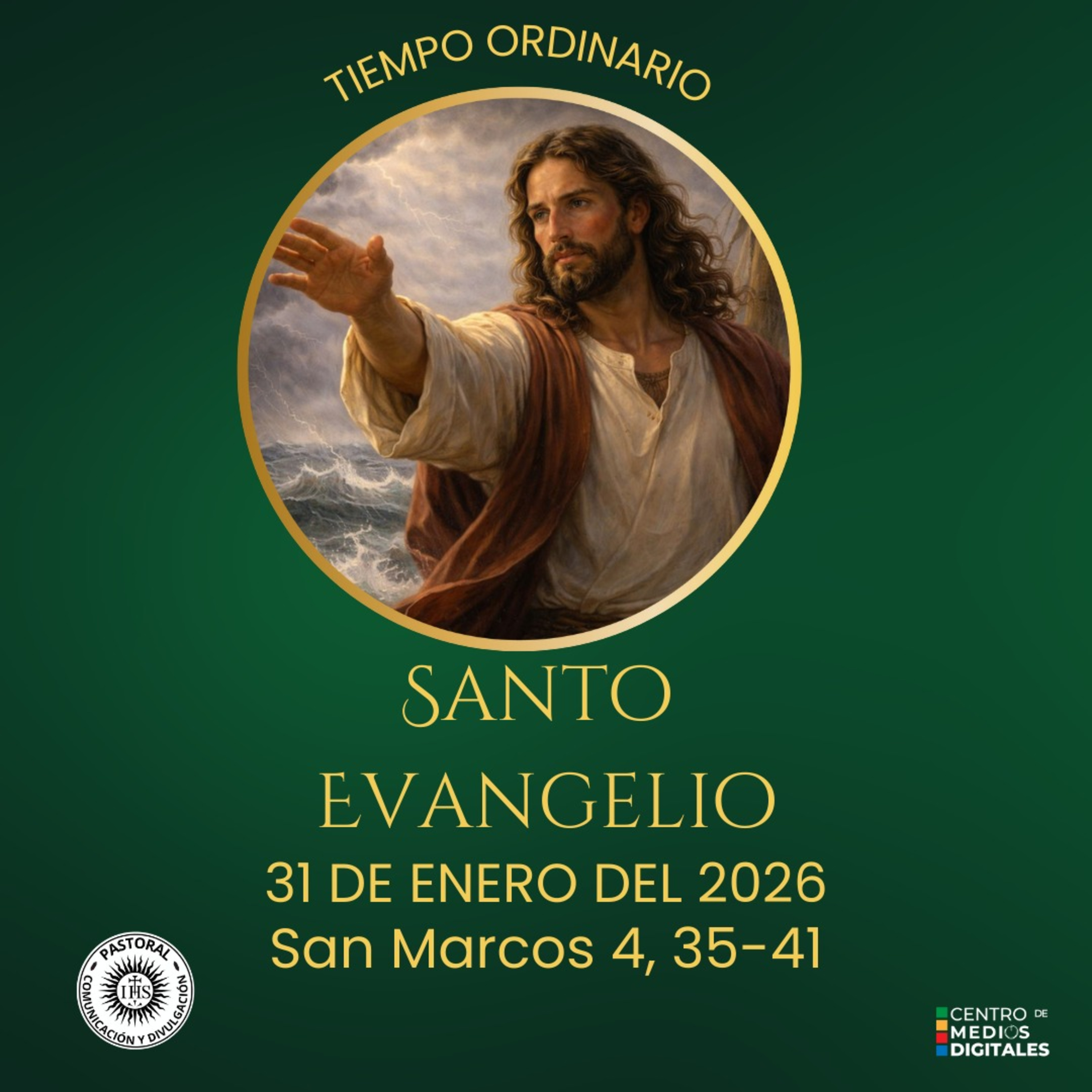 Evangelio del 31 de enero del 2026 según San Marcos 4, 35-41 episode artwork