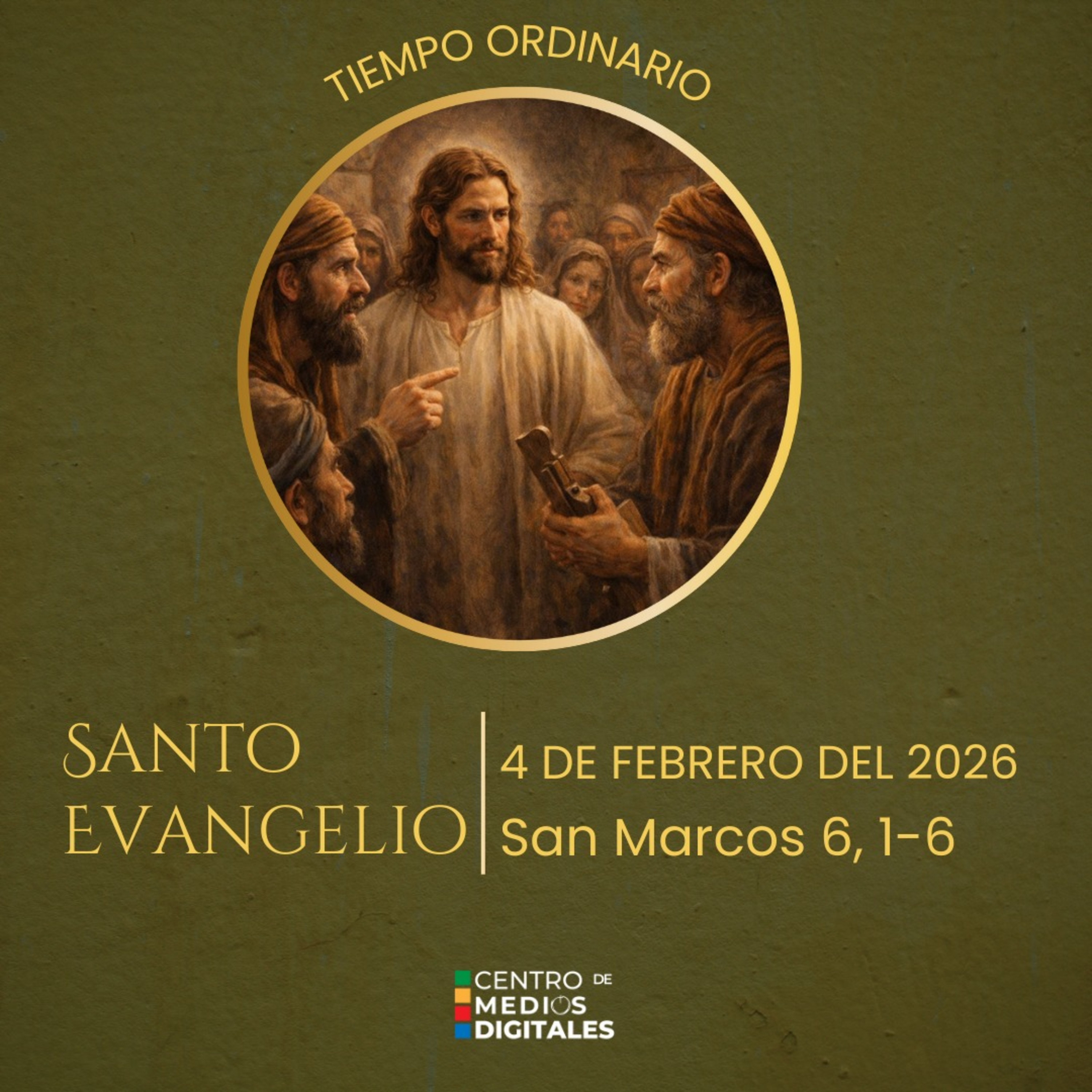 Evangelio del 4 de febrero del 2026 según san Marcos 6, 1-6 episode artwork