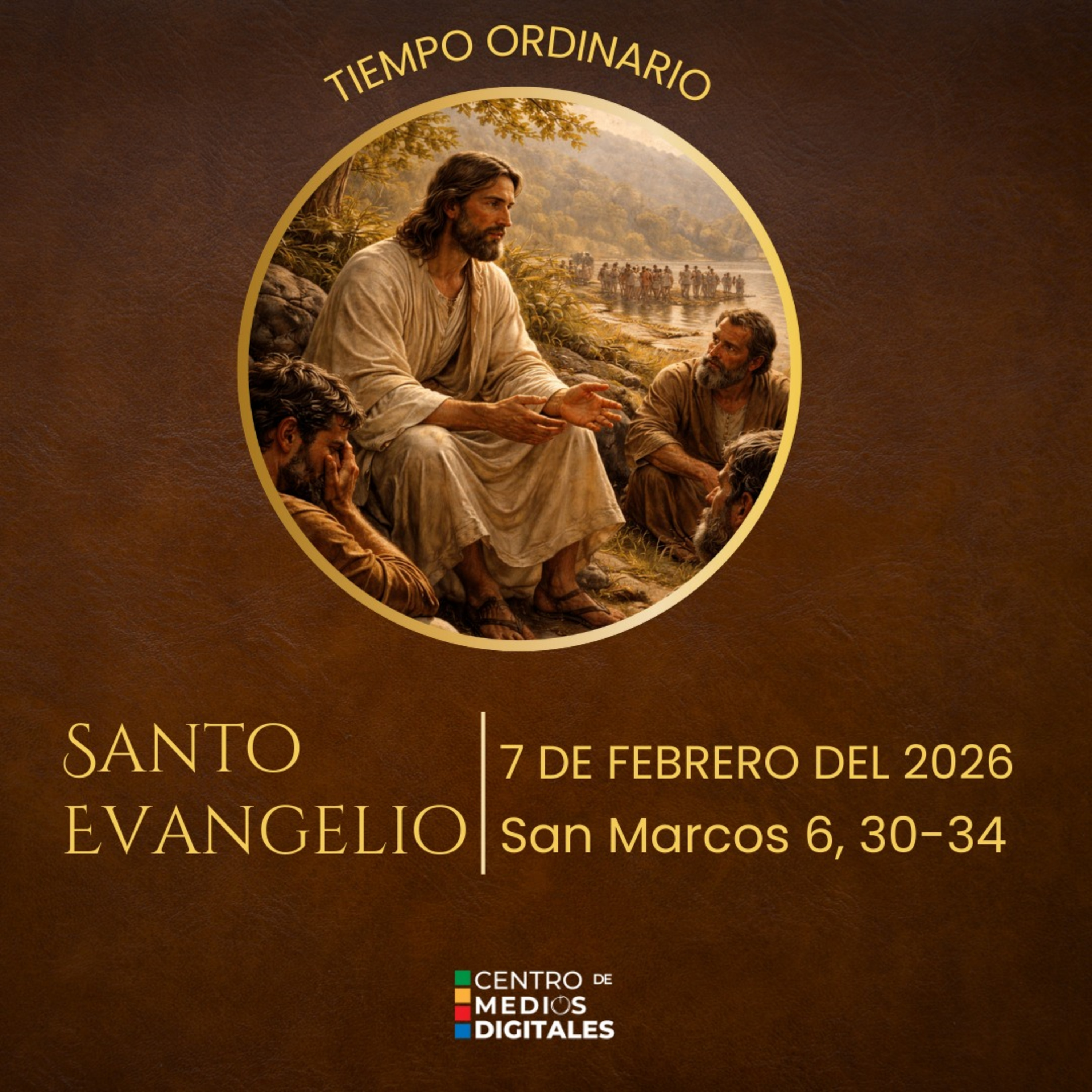 Evangelio del 7 de febrero del 2026 según san Marcos 6, 30-34 episode artwork