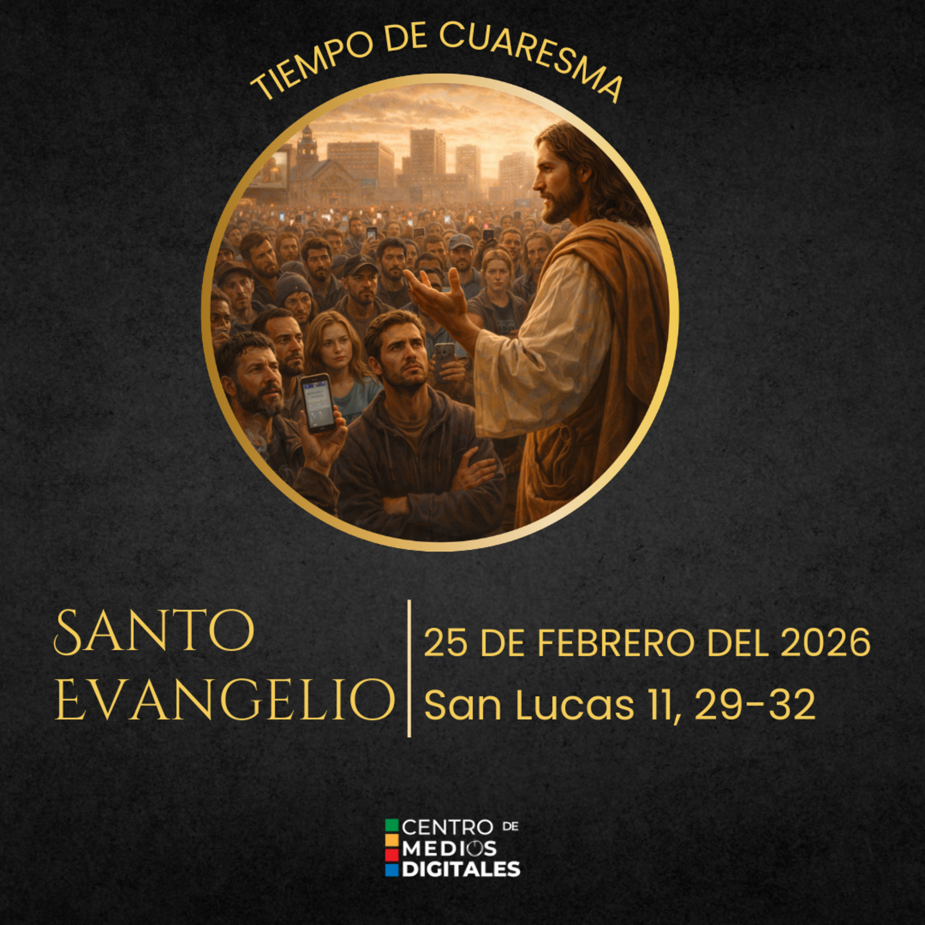 Evangelio del 25 de febrero del 2026 según san Lucas 11, 29-32 episode artwork