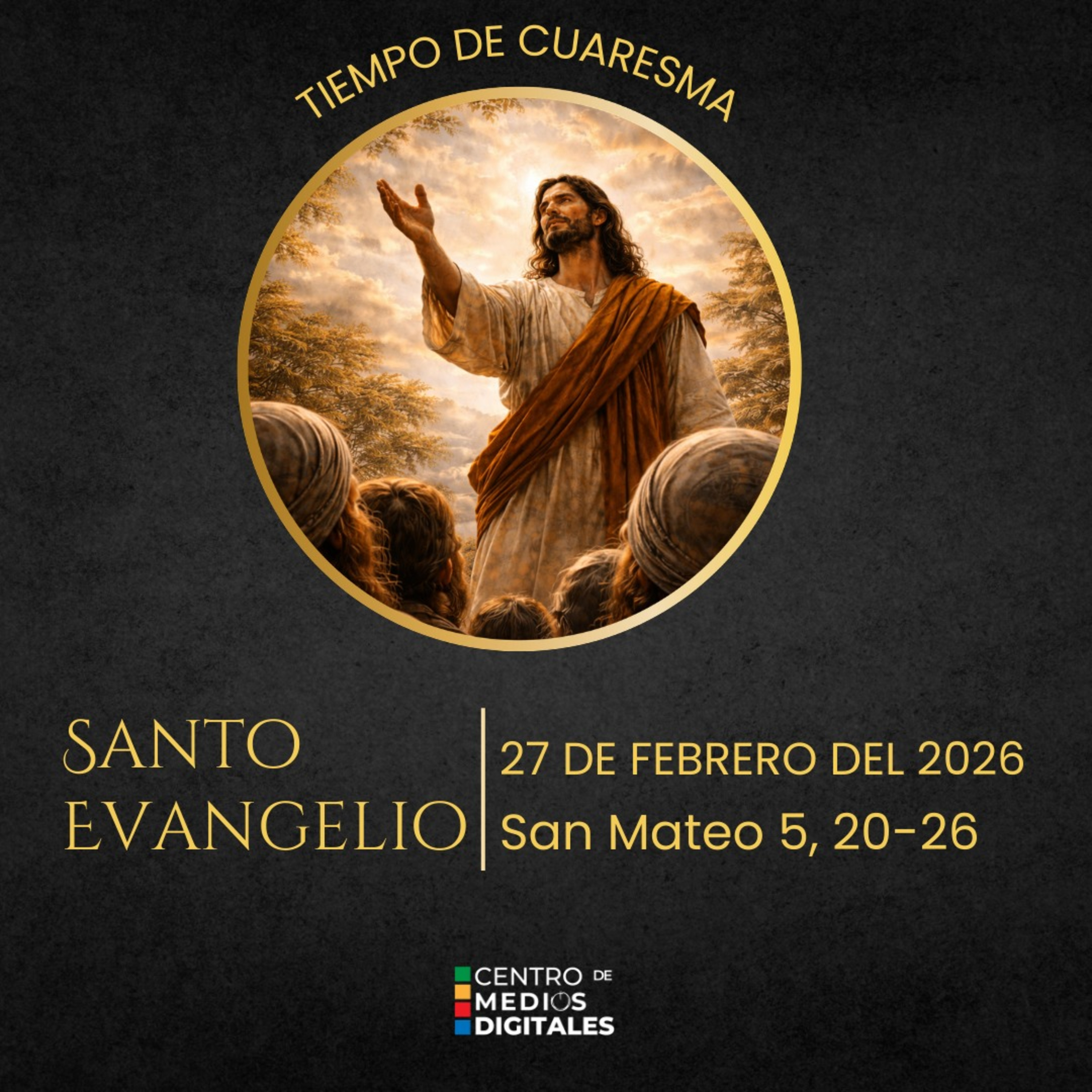 Evangelio del 27 de febrero del 2026 según san Mateo 5, 20-26 episode artwork