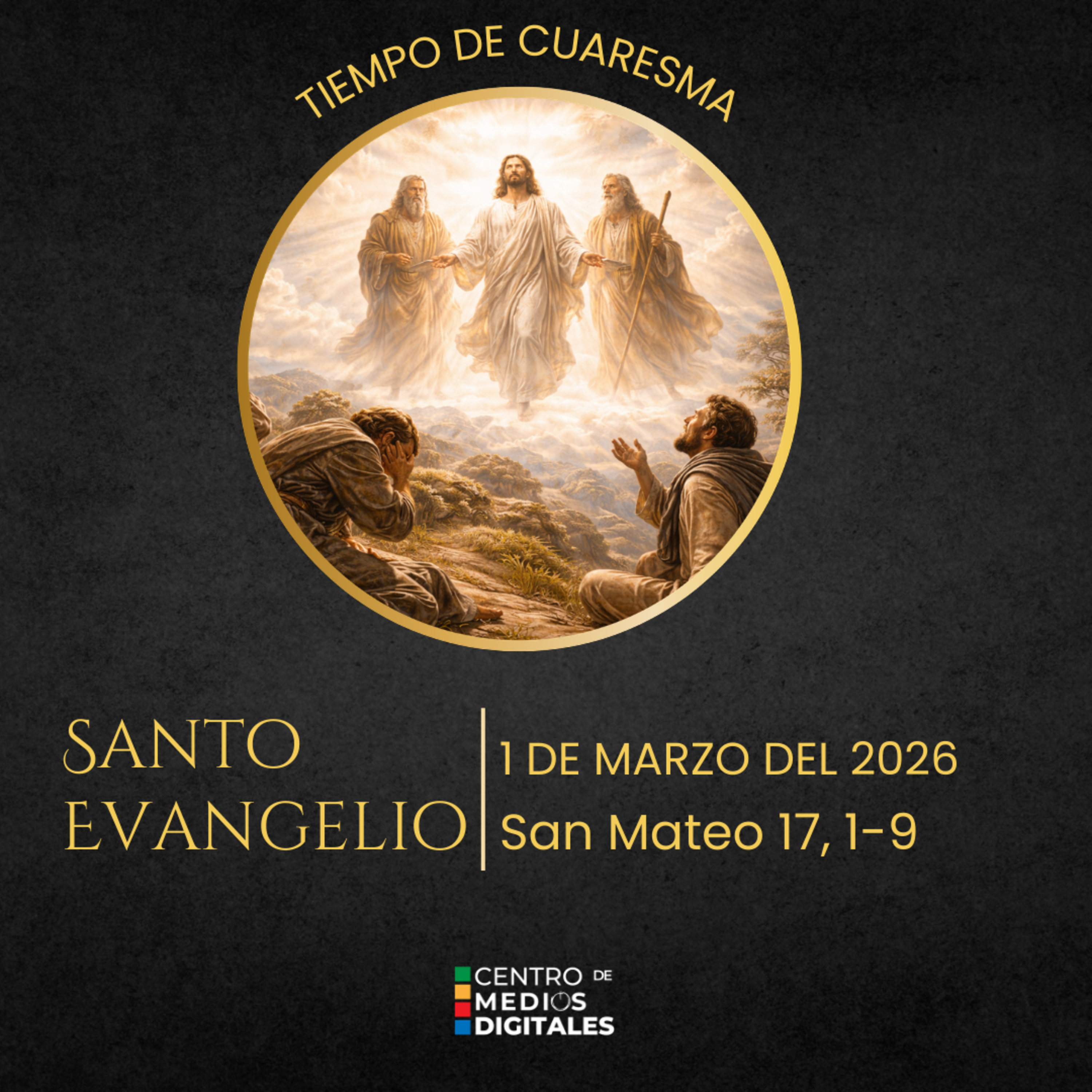 Evangelio del 1 de marzo del 2026 según san Mateo 17, 1-9 episode artwork