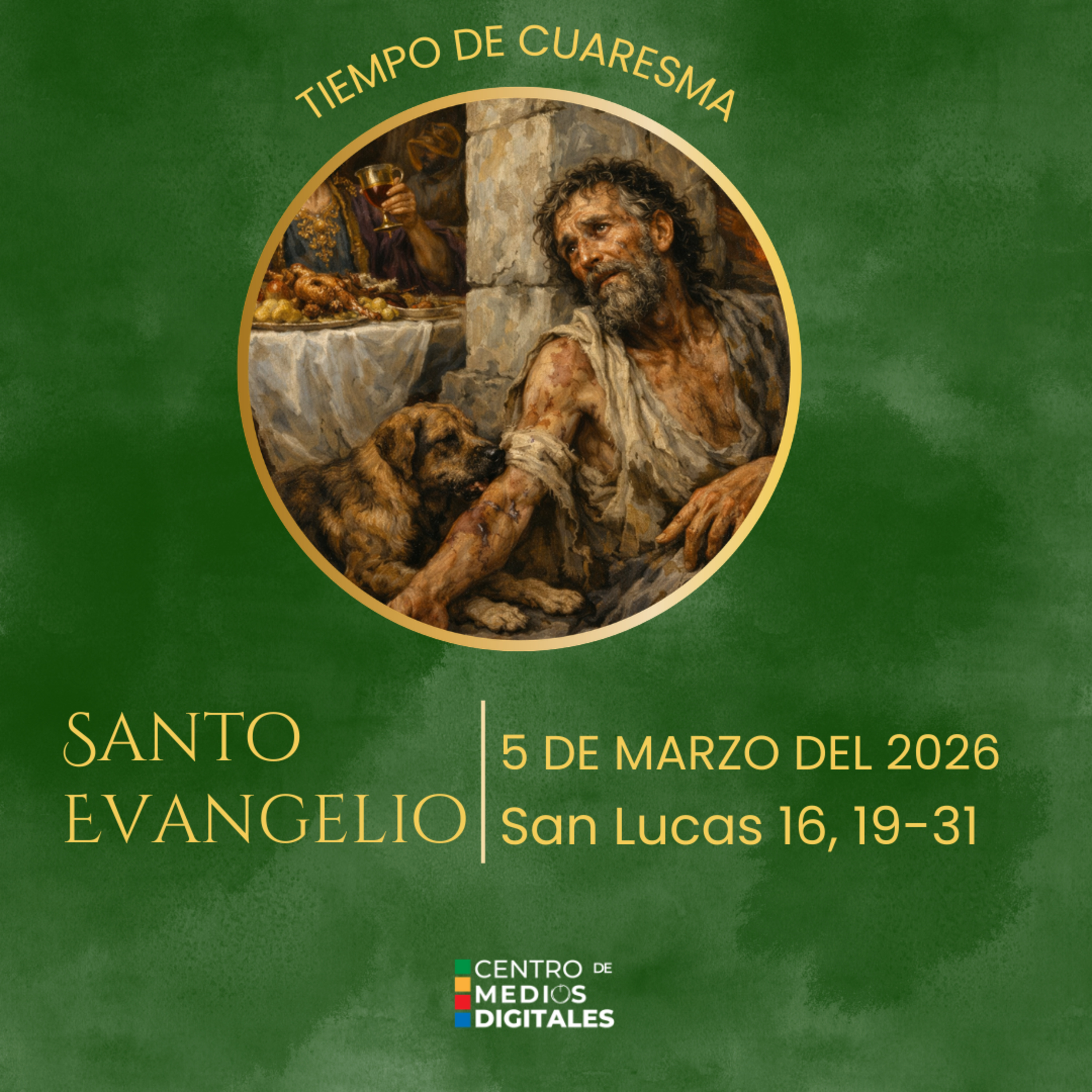 Evangelio del 5 de marzo del 2026 según san Lucas 16, 19-31 episode artwork