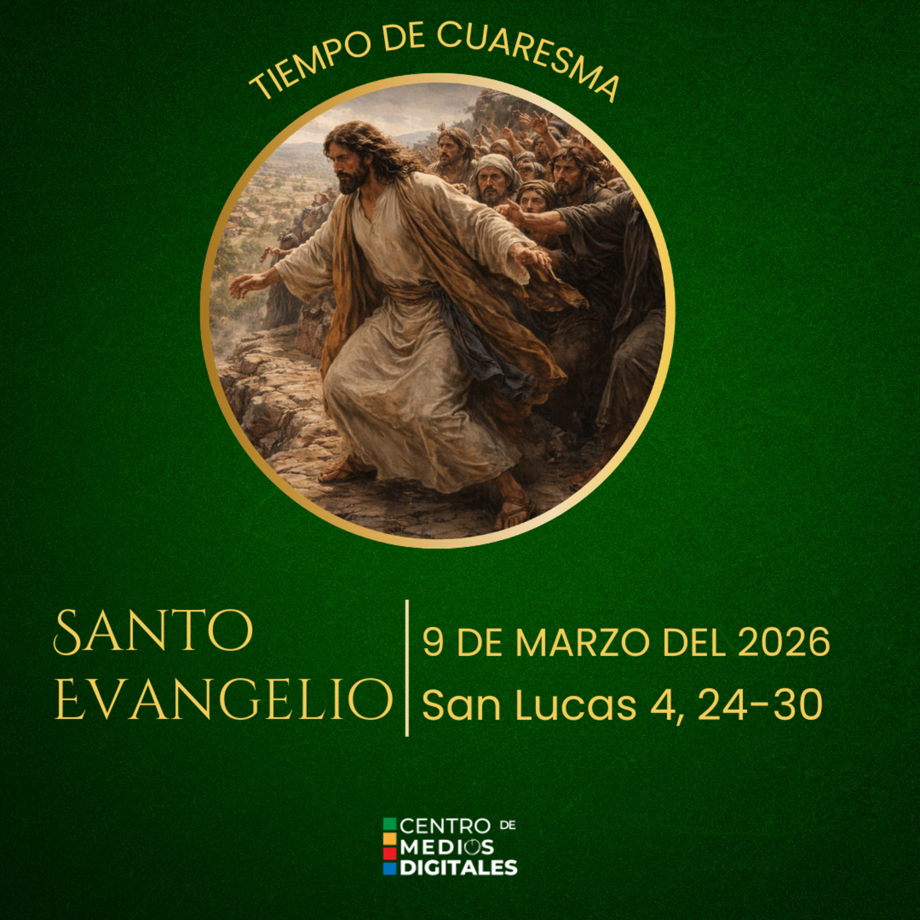 Evangelio del 9 de marzo del 2026 según san Lucas 4, 24-30 episode artwork