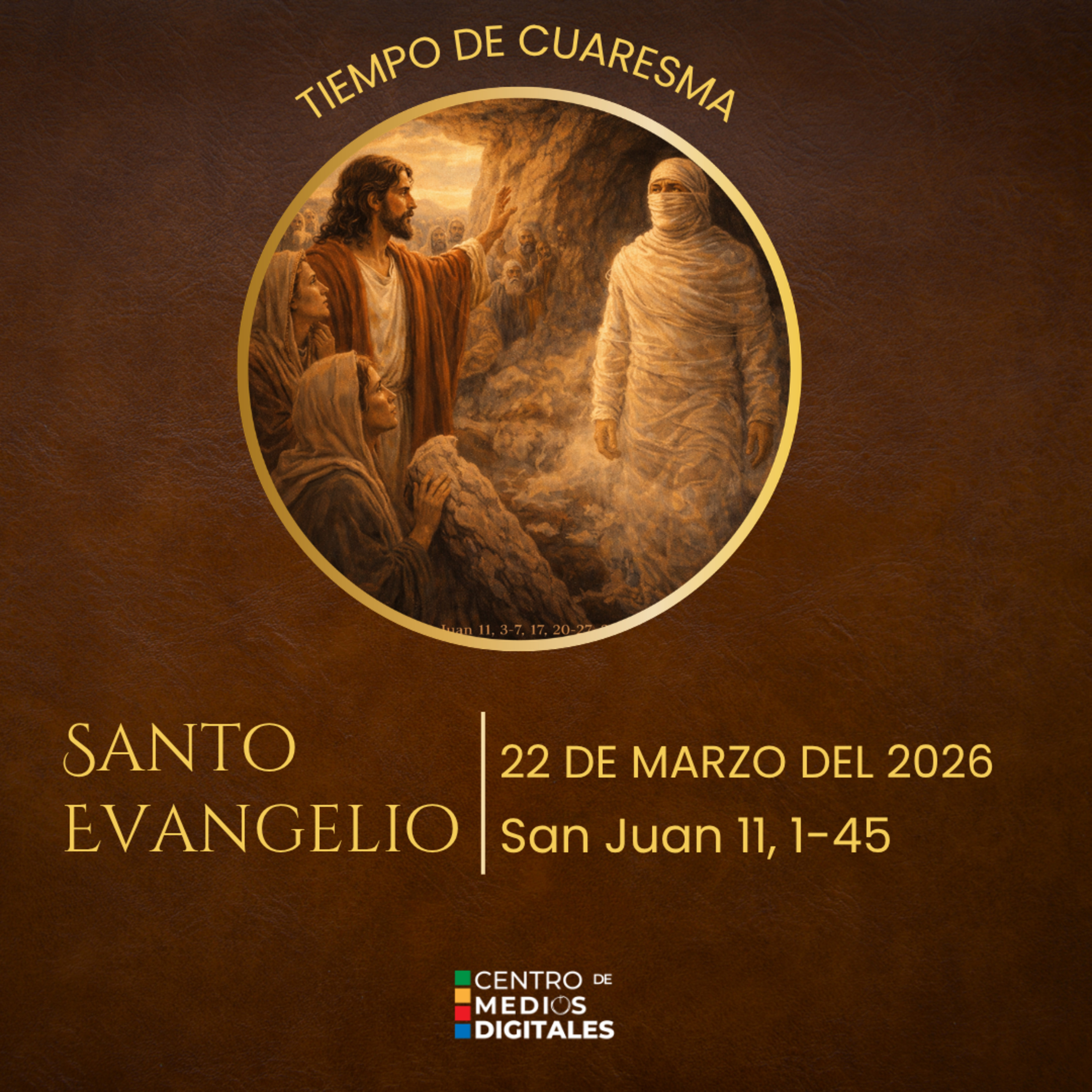 Evangelio del 22 de marzo del 2023 según san Juan 11, 1-45 episode artwork