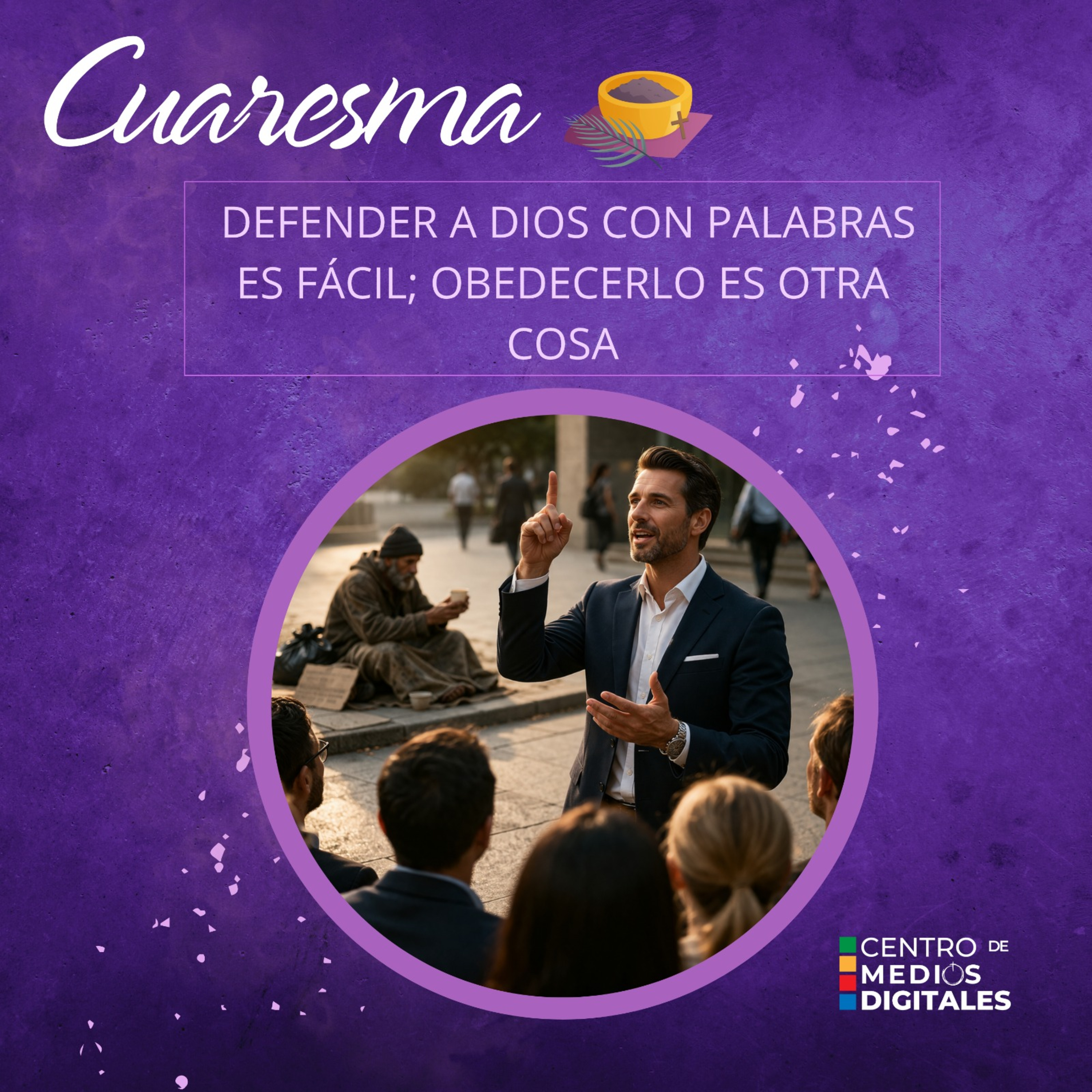 Defender a Dios con palabras es fácil; obedecerlo es otra cosa episode artwork