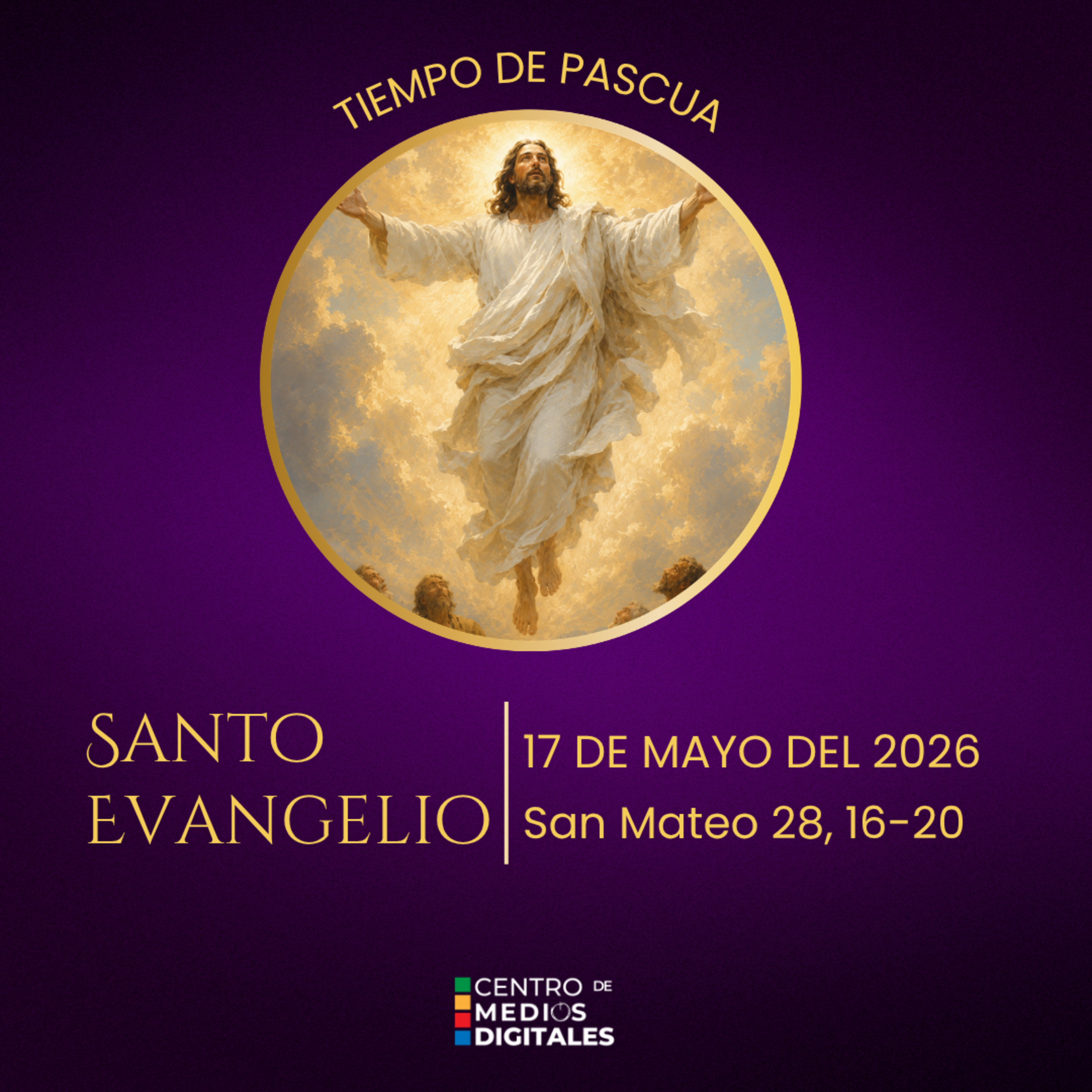 Evangelio del 17 de mayo del 2026 según san Mateo 28, 16-20 episode artwork