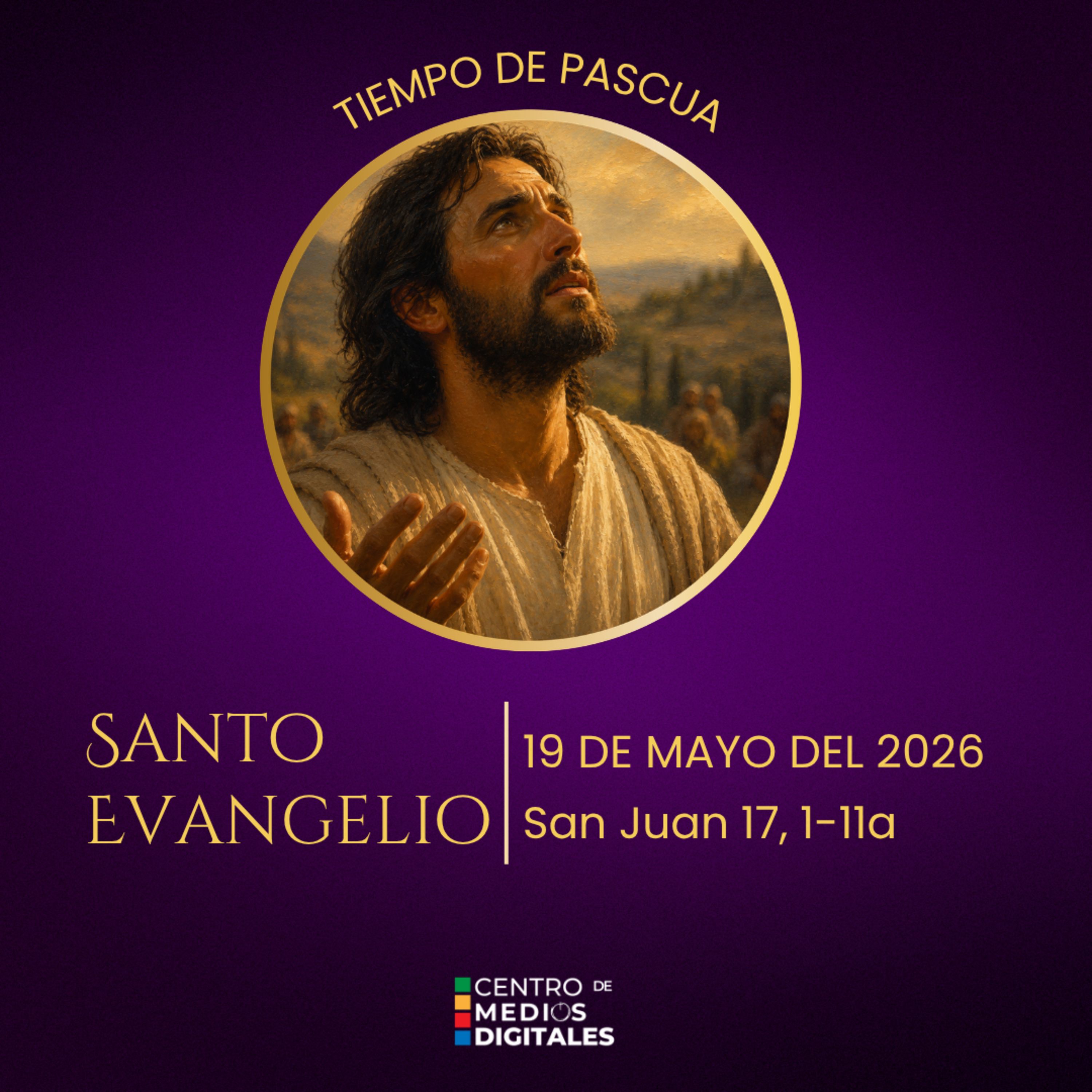 Evangelio del 19 de mayo del 2026 según san Juan 17, 1-11a episode artwork