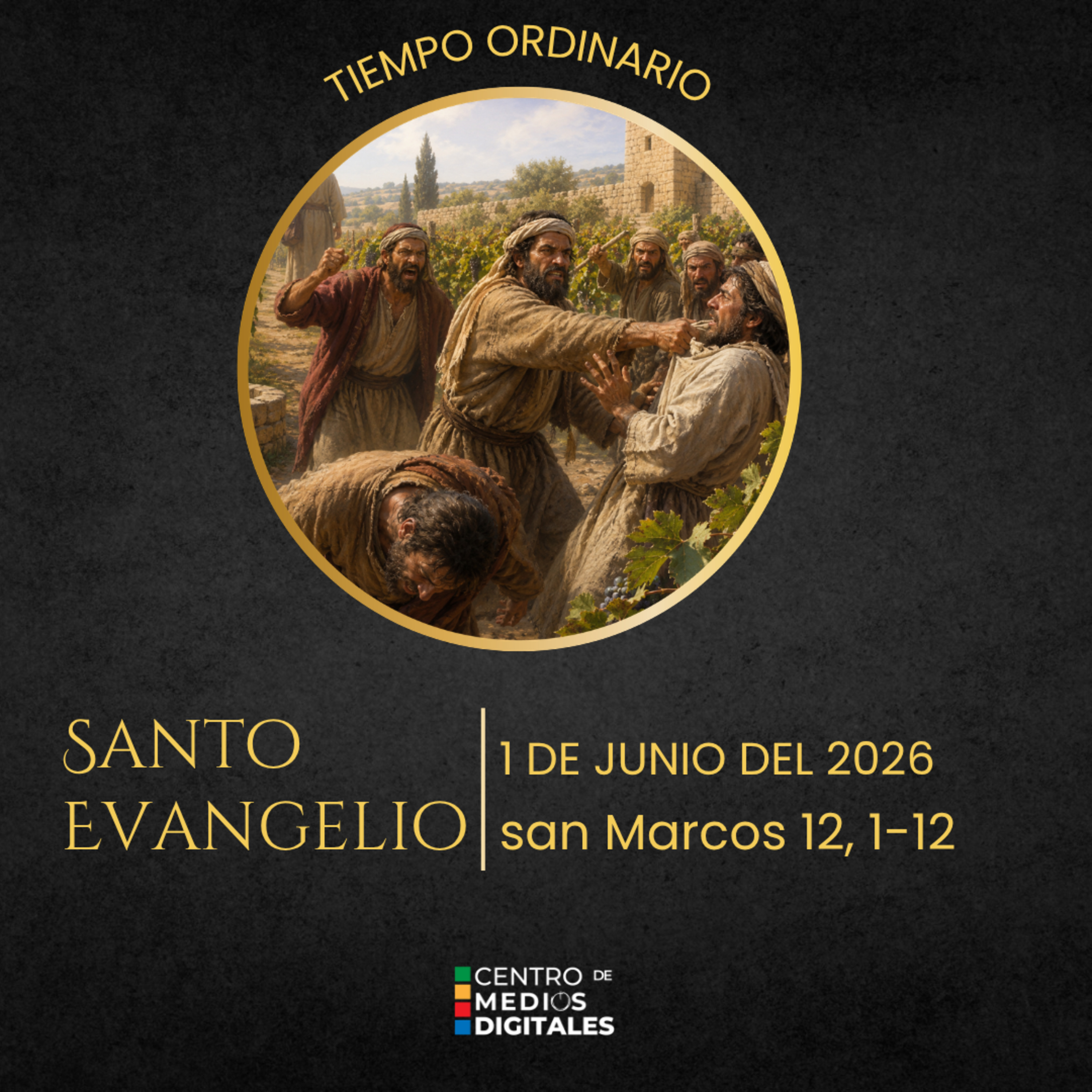 Evangelio del 1 de junio del 2026 según san Marcos, capítulo 12, versículos 1 al 12 episode artwork