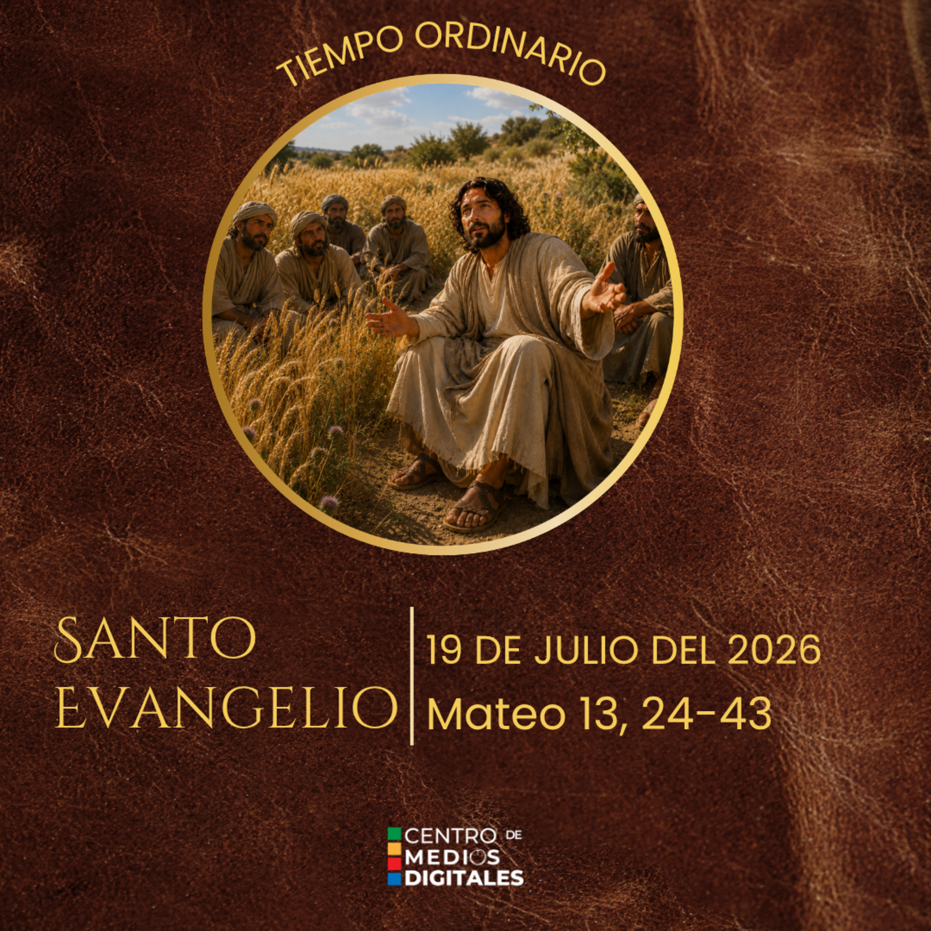 Evangelio del 19 de julio del 2026 según san Mateo 13, 24-43 episode artwork