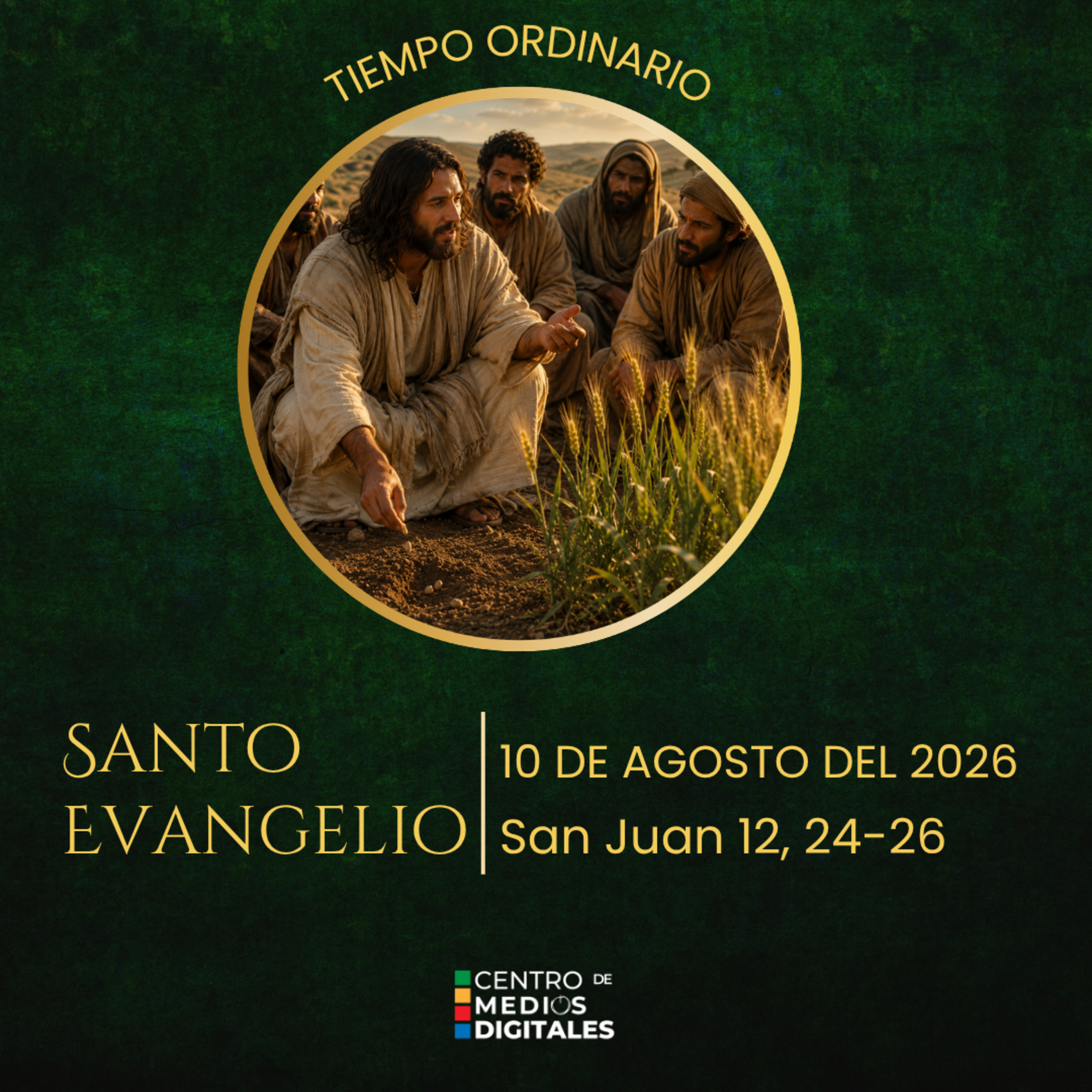 Evangelio según san Juan, capítulo 12, 24 - 26 episode artwork