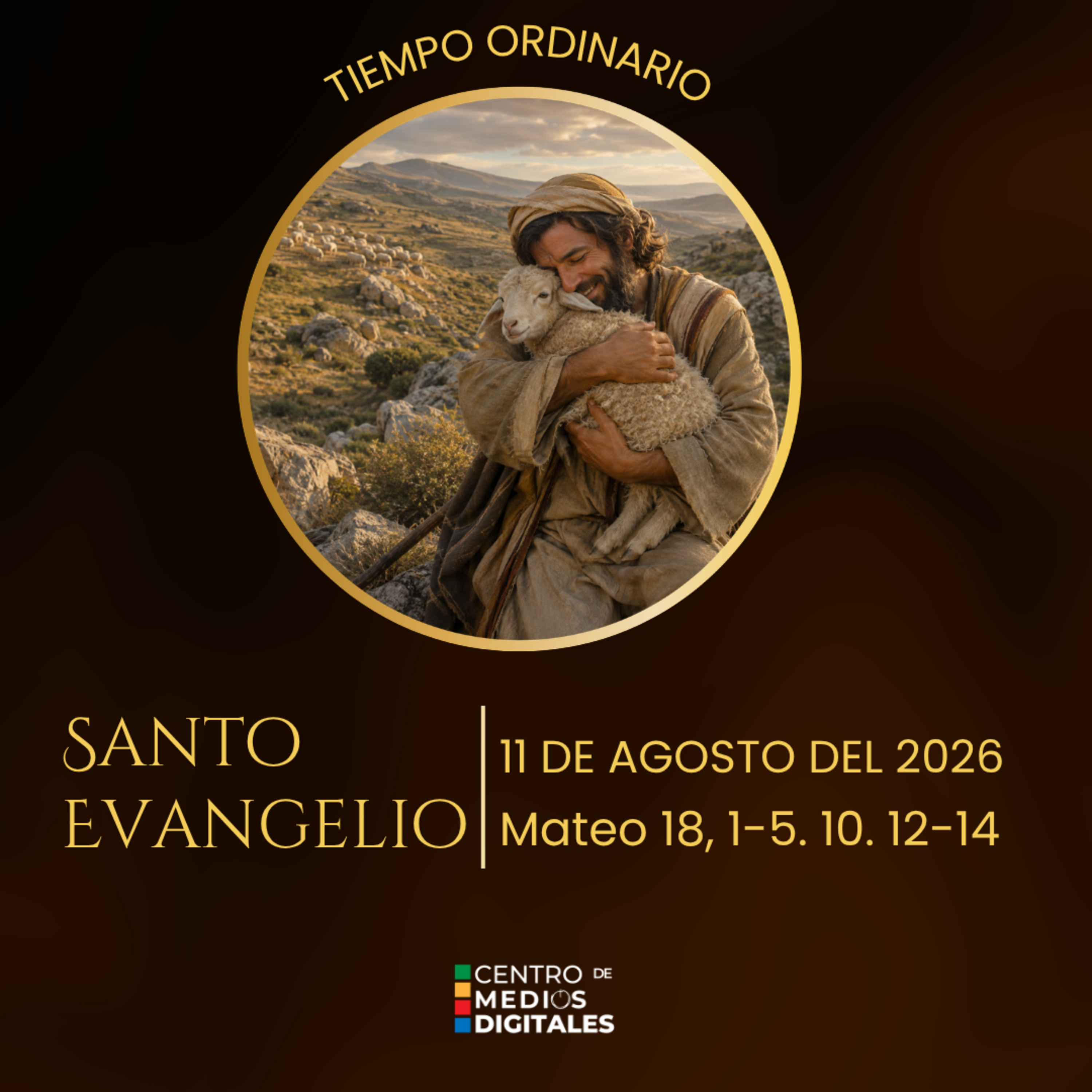 Evangelio del 11 de agosto del 2026 según san Mateo, capítulo 18, 1 al 5, 10 y 12 al 14 episode artwork
