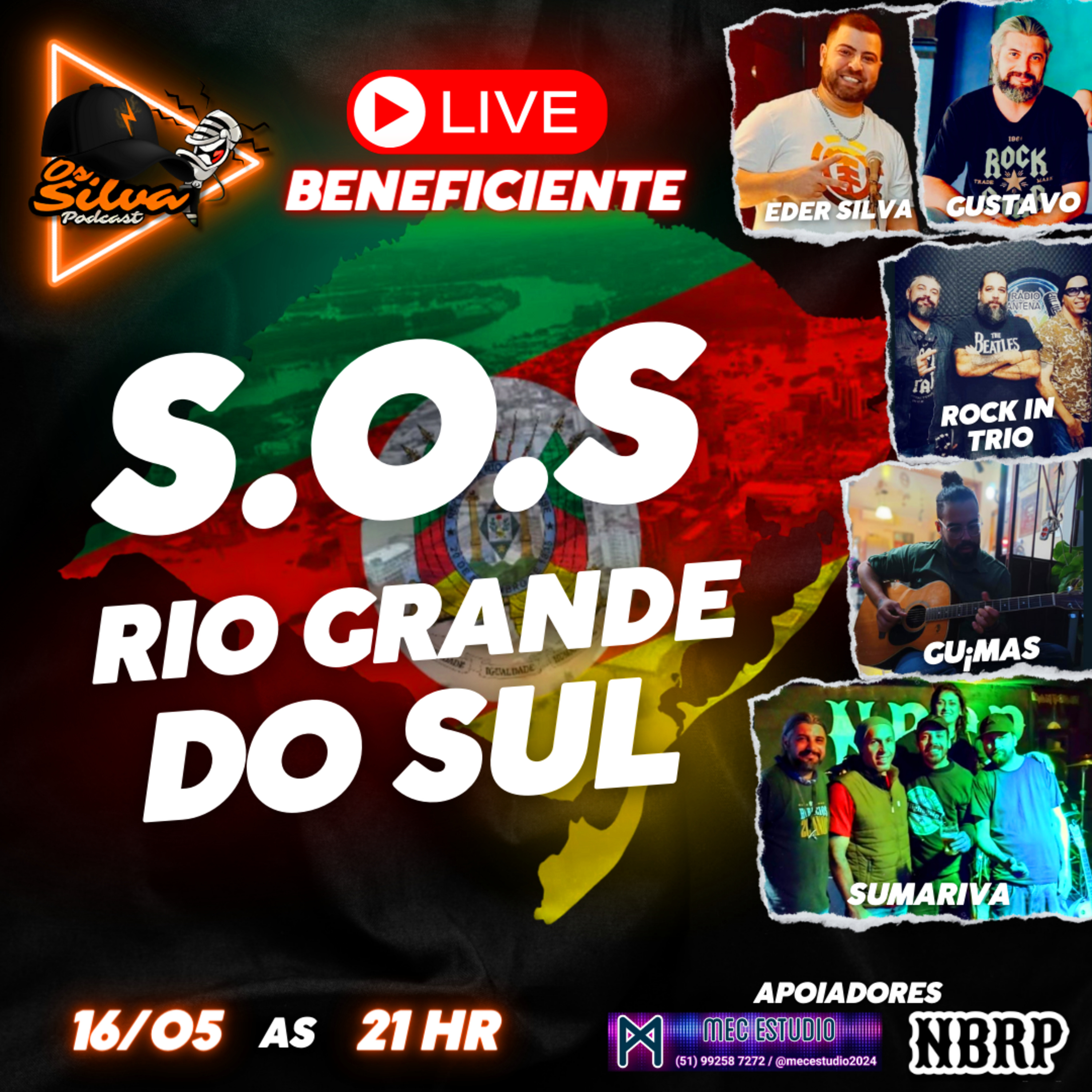 ROCK BENEFICIENTE (S.O.S RS) - OsSilva - #084 #sosrs #ajudars #sosriograndedosul