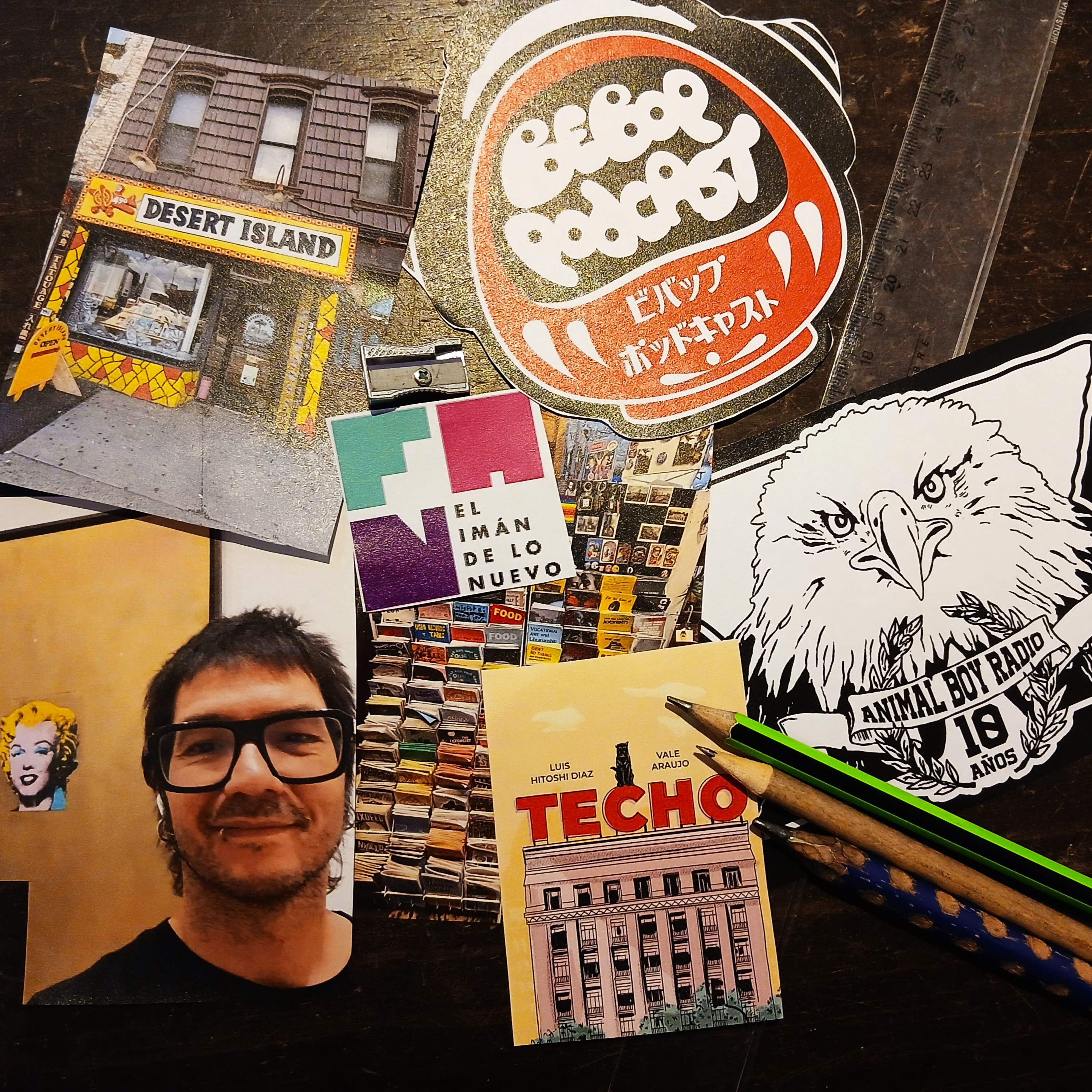 El fanzine TECHO, las comiquerías de New York y "Animal Boy Radio" (Entrevista a Luis Hitoshi Díaz).
