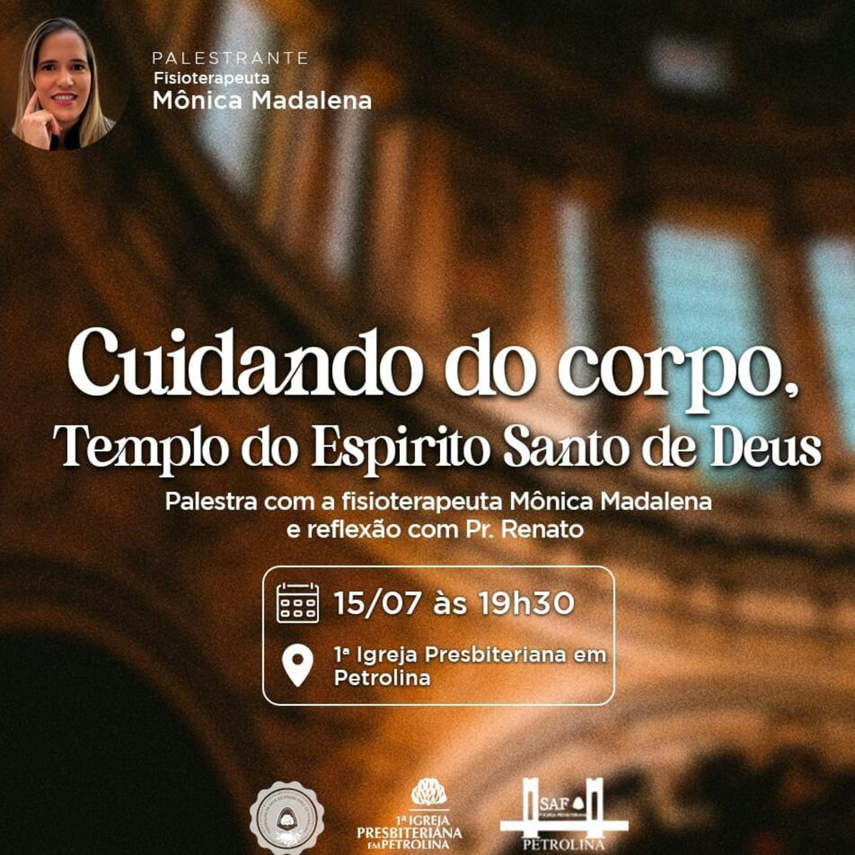 Exposição Bíblica Cuidando do corpo. Templo do Espírito Santo de Deus | 15/07/2023 | Pr. Renato episode artwork