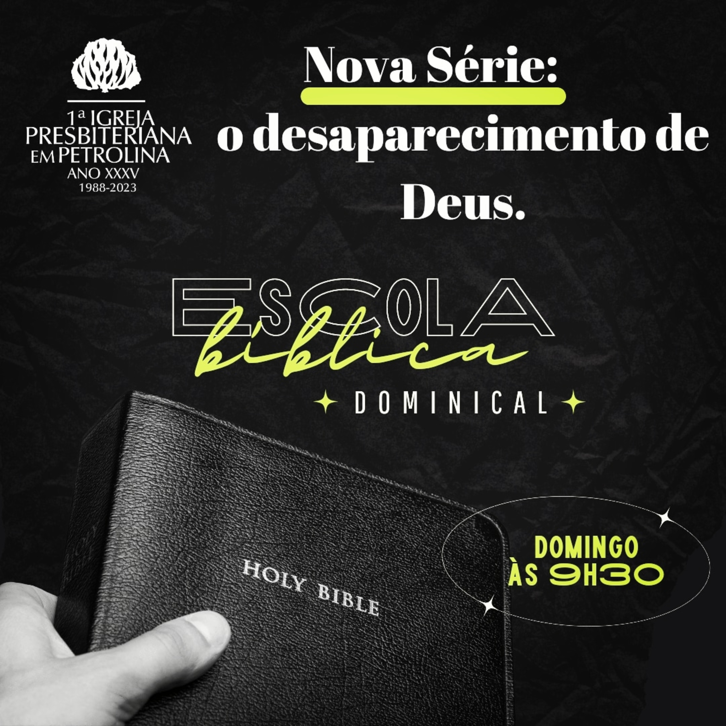 Exposição Bíblica- EBD-- 08/10/2023 - Rev.Luiz Ronilson - O desaparecimento de Deus. episode artwork