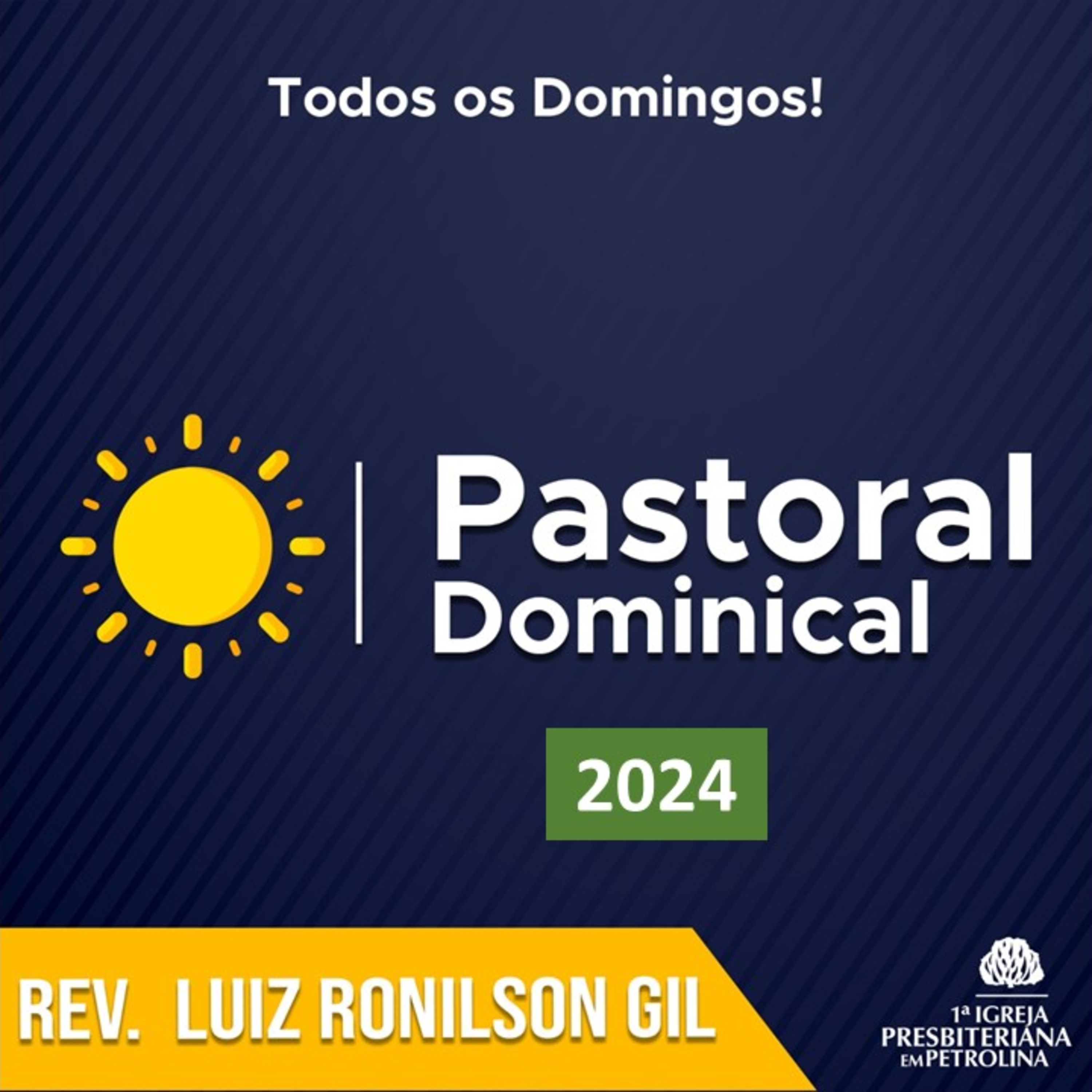 Pastoral Dominical | 12/05/24 | Pr. Luiz Ronilson | Lucas 01:38 tema: mães para Deus, episode artwork