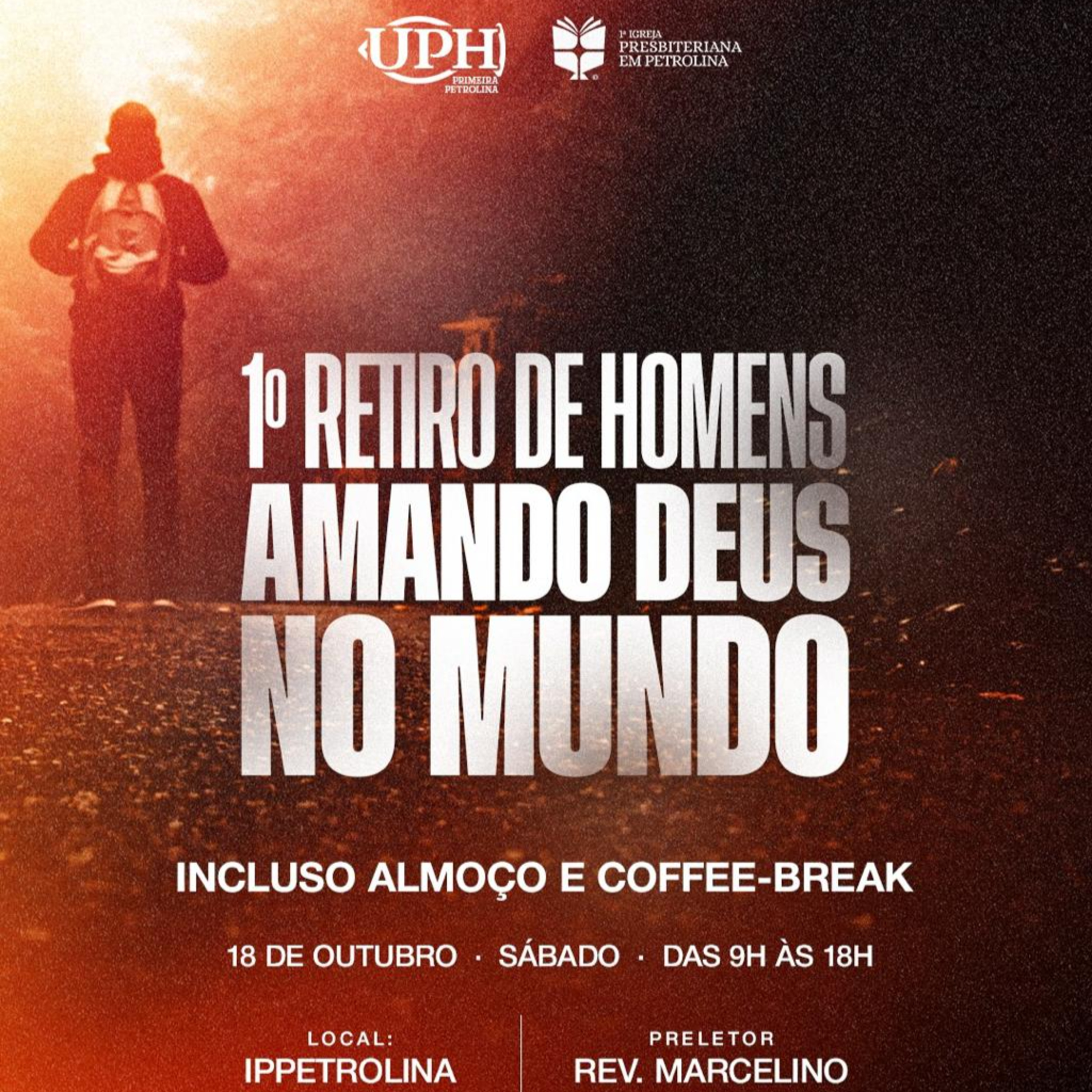 1° Retiro de Homens UPH | Pr. Marcelino | 18/10/2025 | Amando Deus no Mundo| parte 1 episode artwork