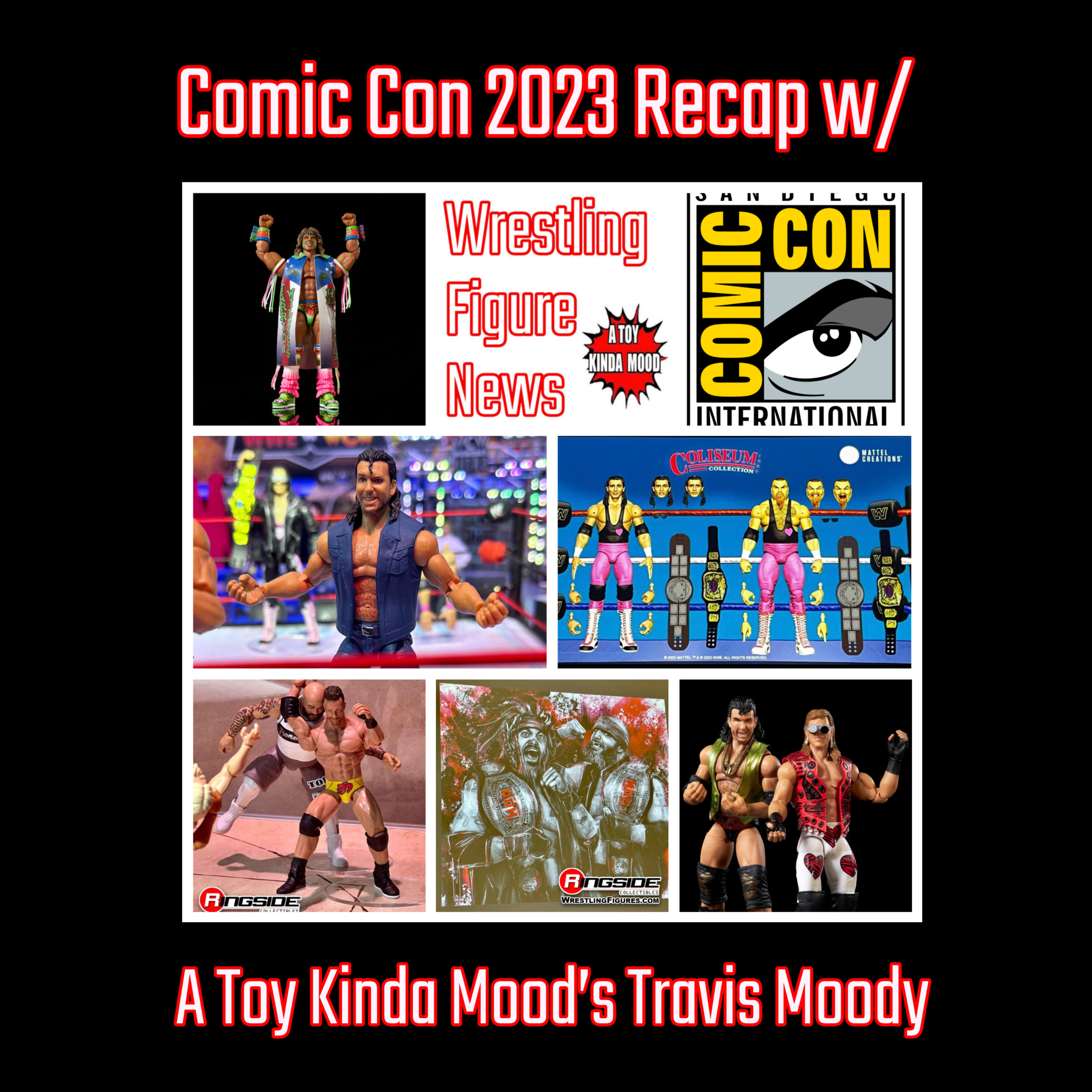 Insane WWE & AEW Comic Con 2023 Recap with A Toy Kinda Mood's Travis Moody episode artwork