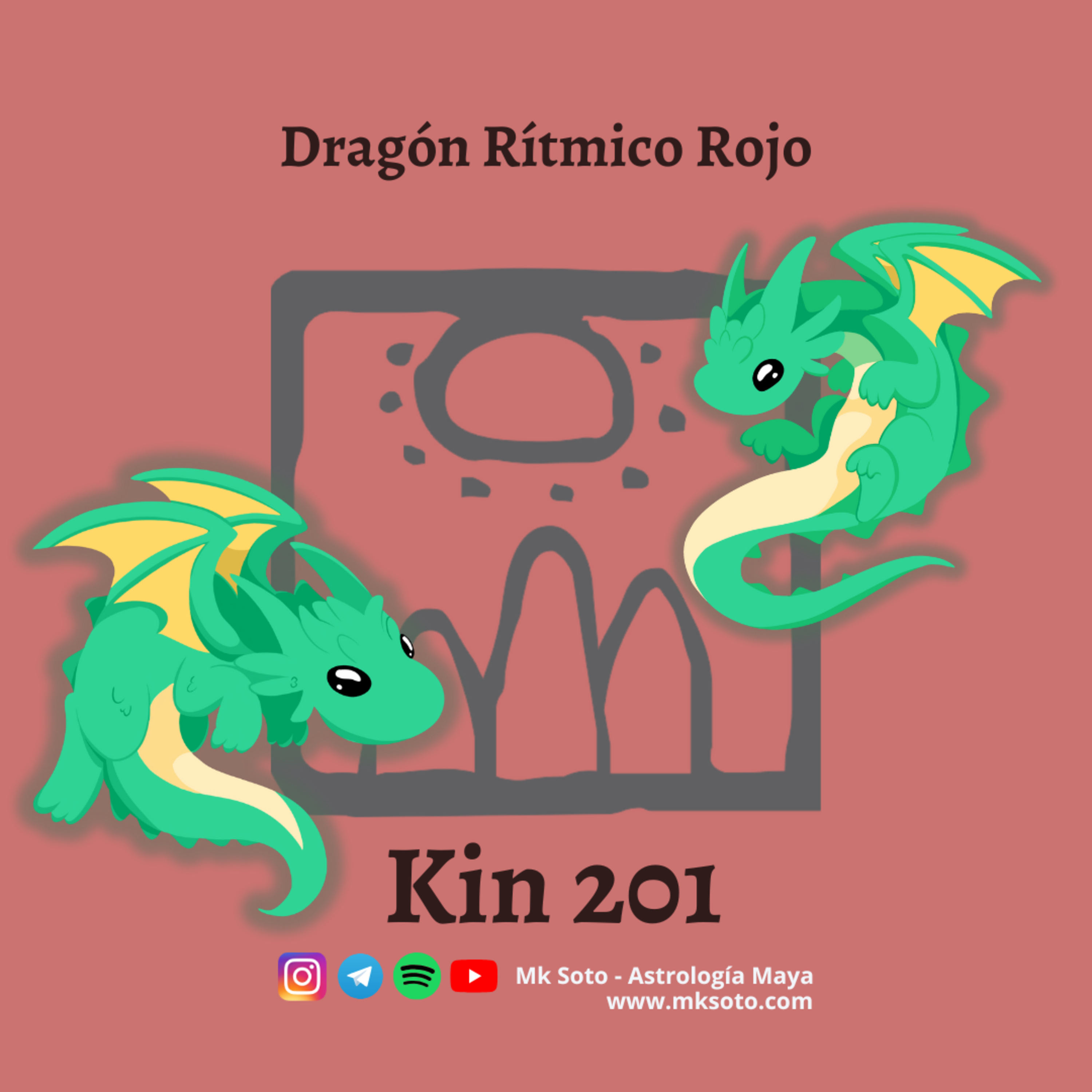 Kin 201 - Dragón Rítmico Rojo episode artwork