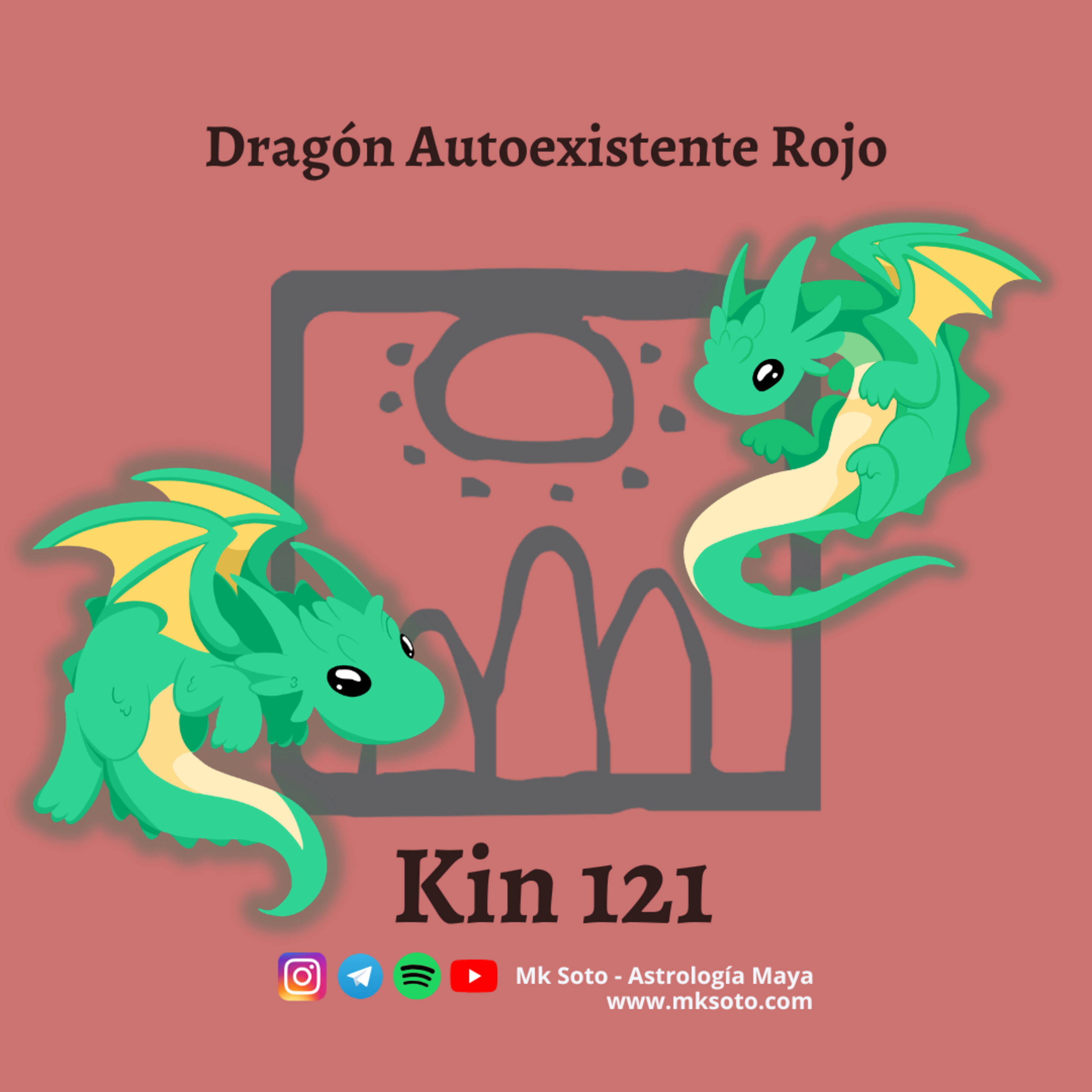 Kin 121 - Dragón Autoexistente Rojo episode artwork