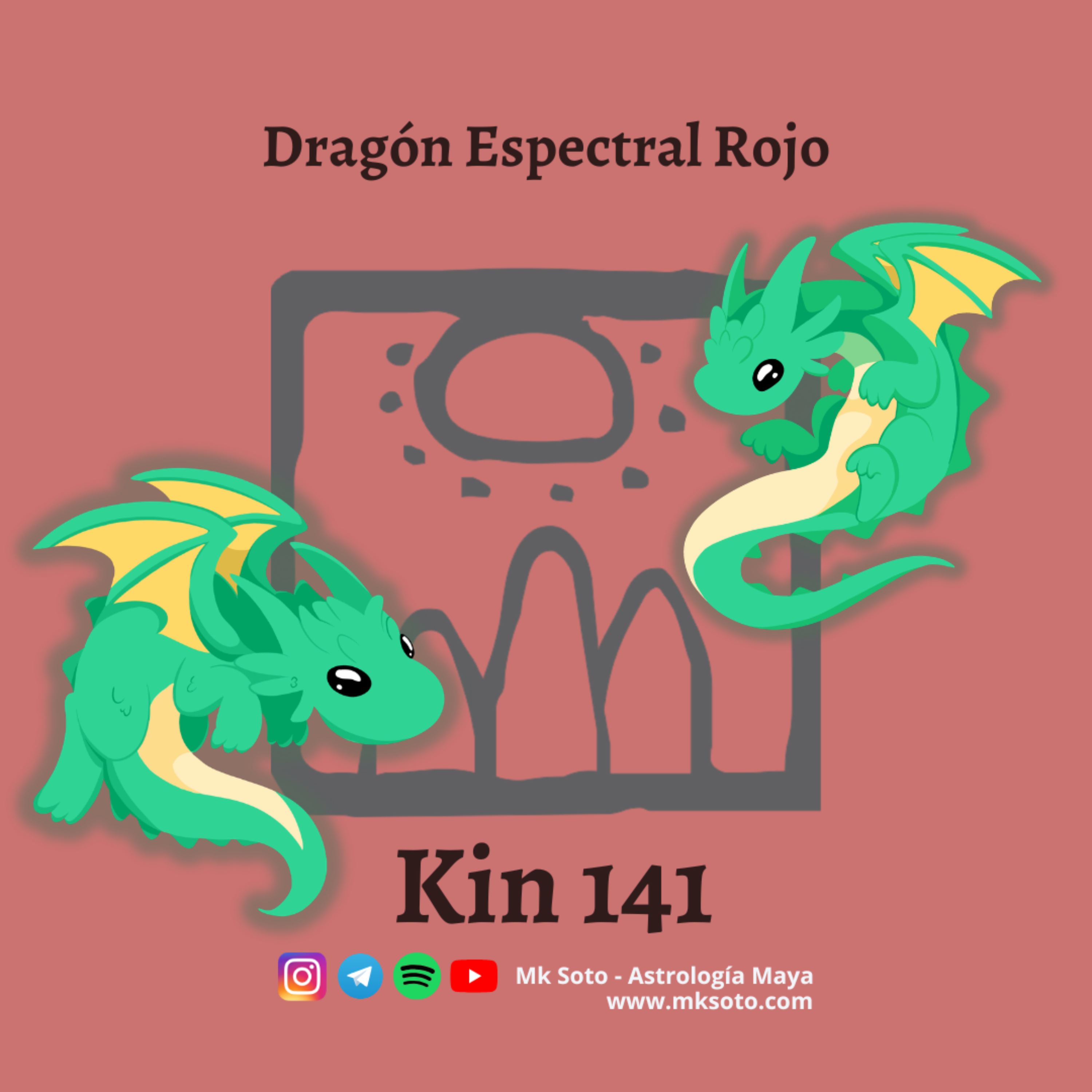 Kin 141 - Dragón Espectral Rojo episode artwork
