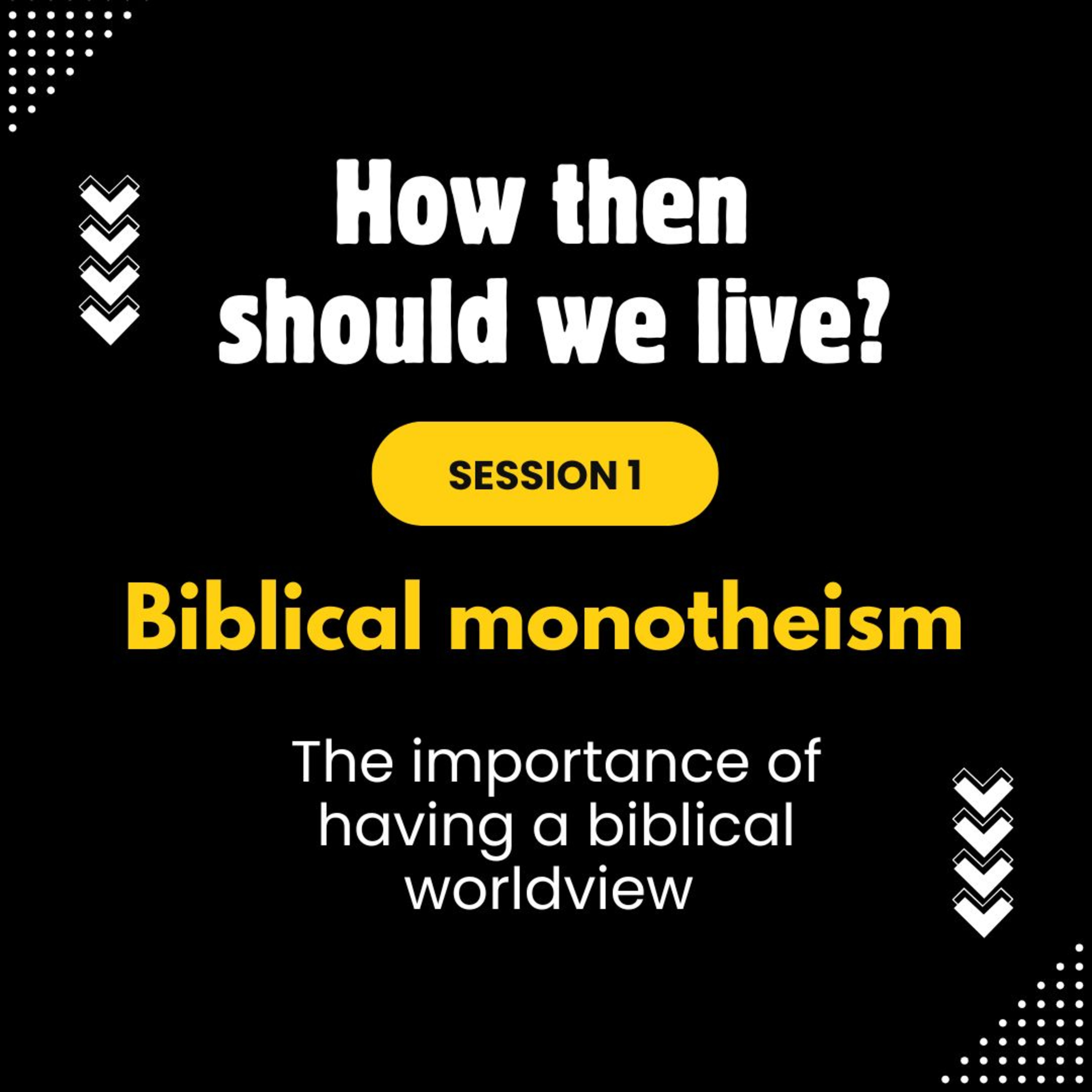 Biblical monotheism  episode artwork