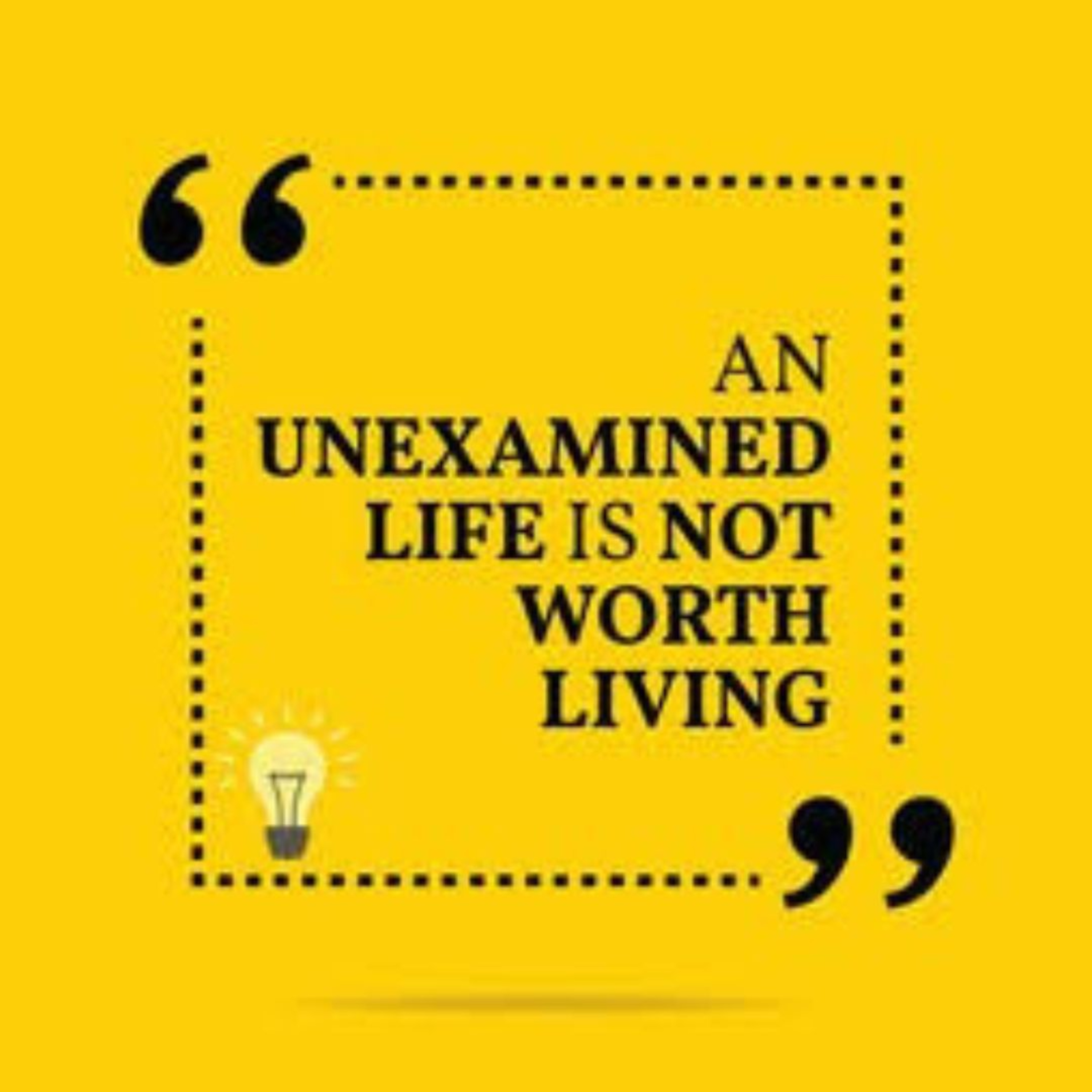 The unexamined life is not worth living episode artwork