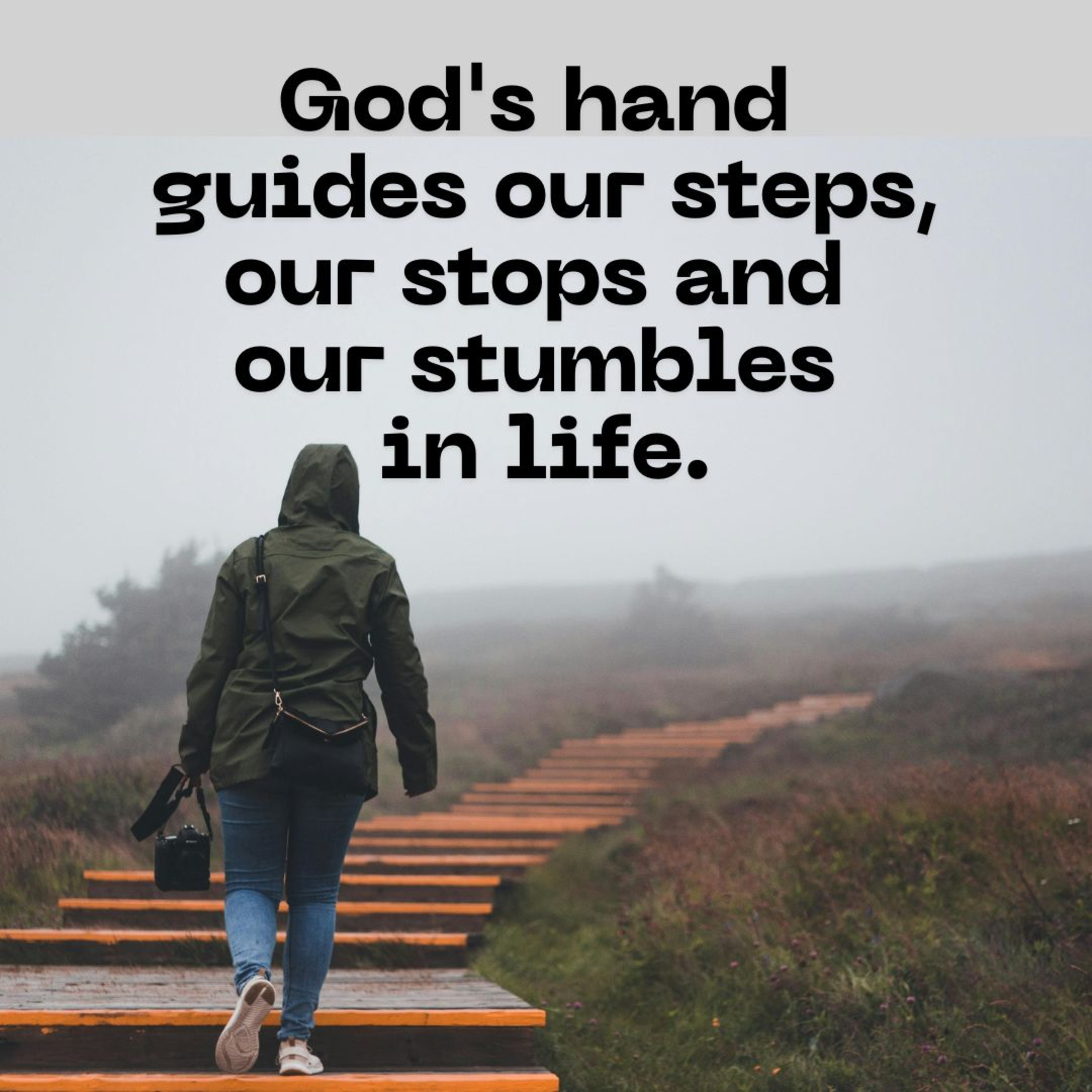 God's hand guides our steps, our stops and our stumbles in life episode artwork