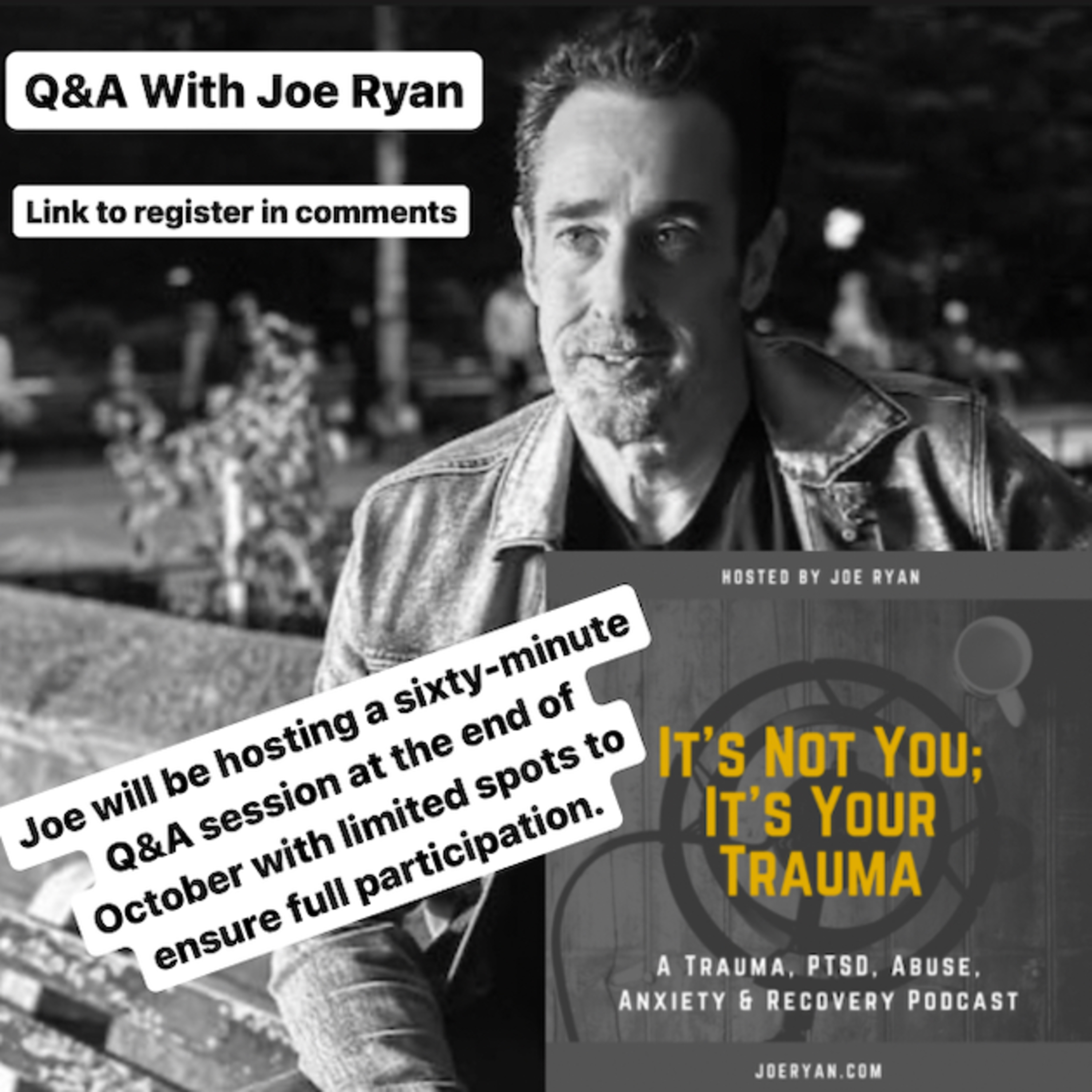 Register For Q&A With Joe Ryan