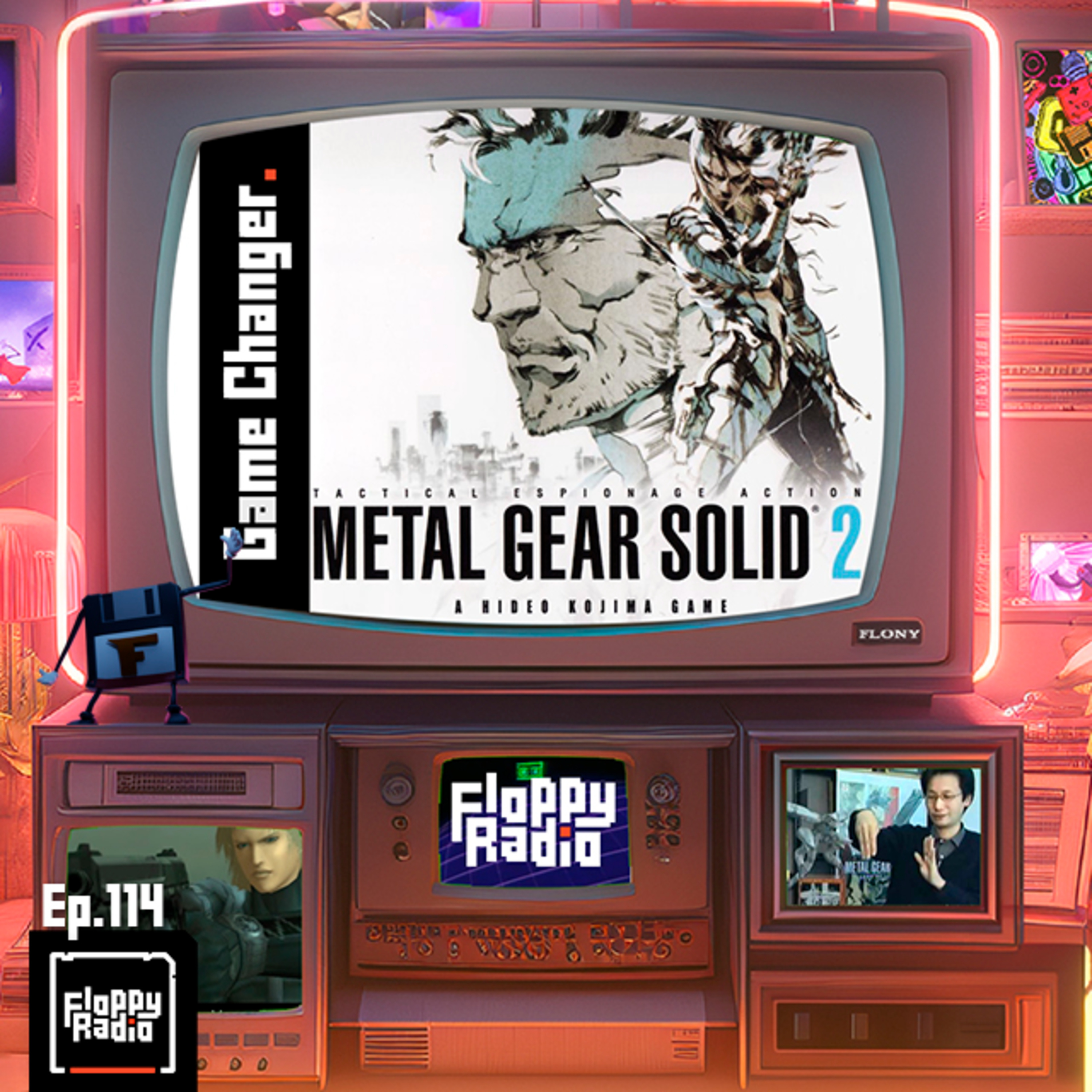 E114: GAME CHANGER - Metal Gear Solid 2: Sons of Liberty (2001) episode artwork