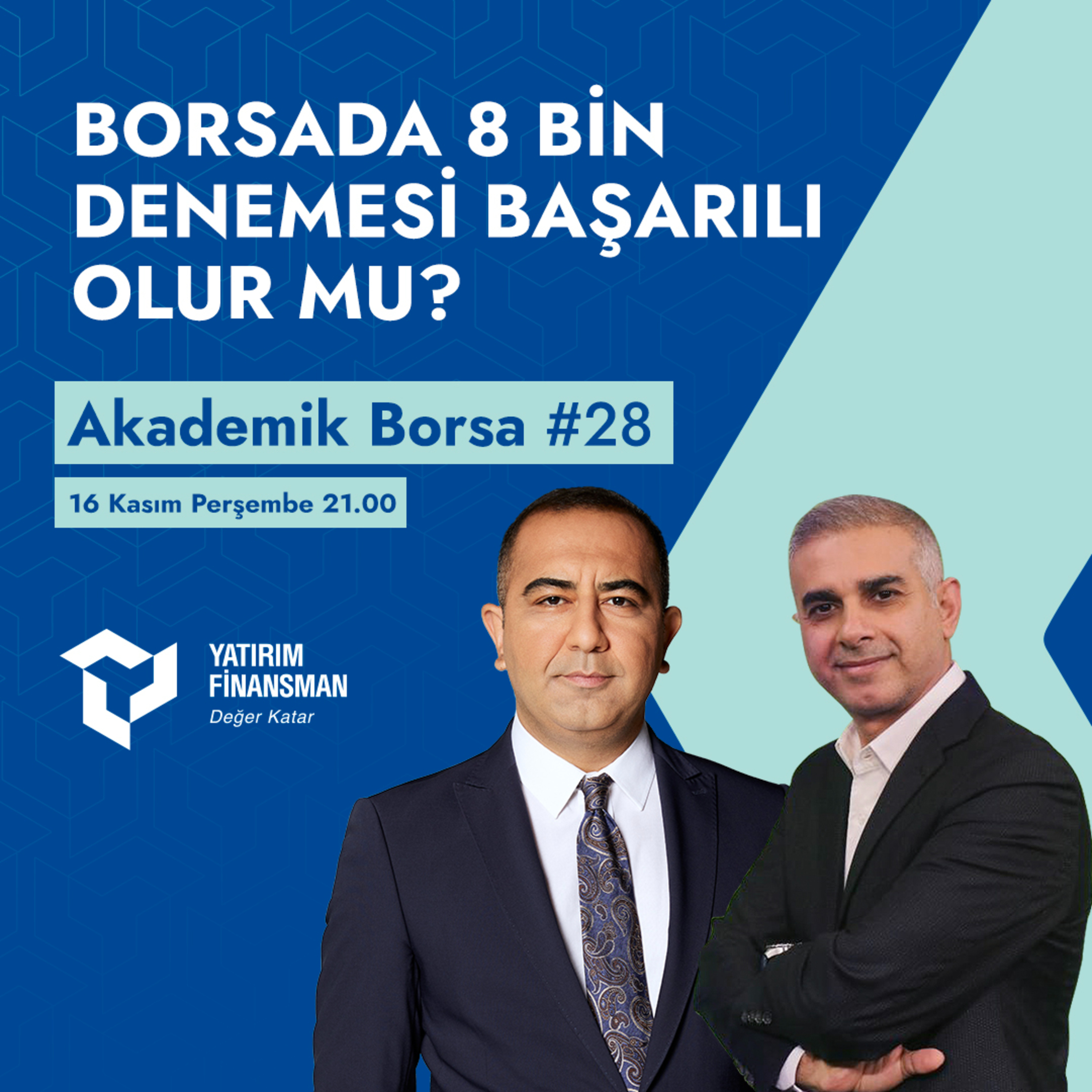 Akademik Borsa #28 I Borsada 8 Bin Denemesi Başarılı Olur mu? episode artwork