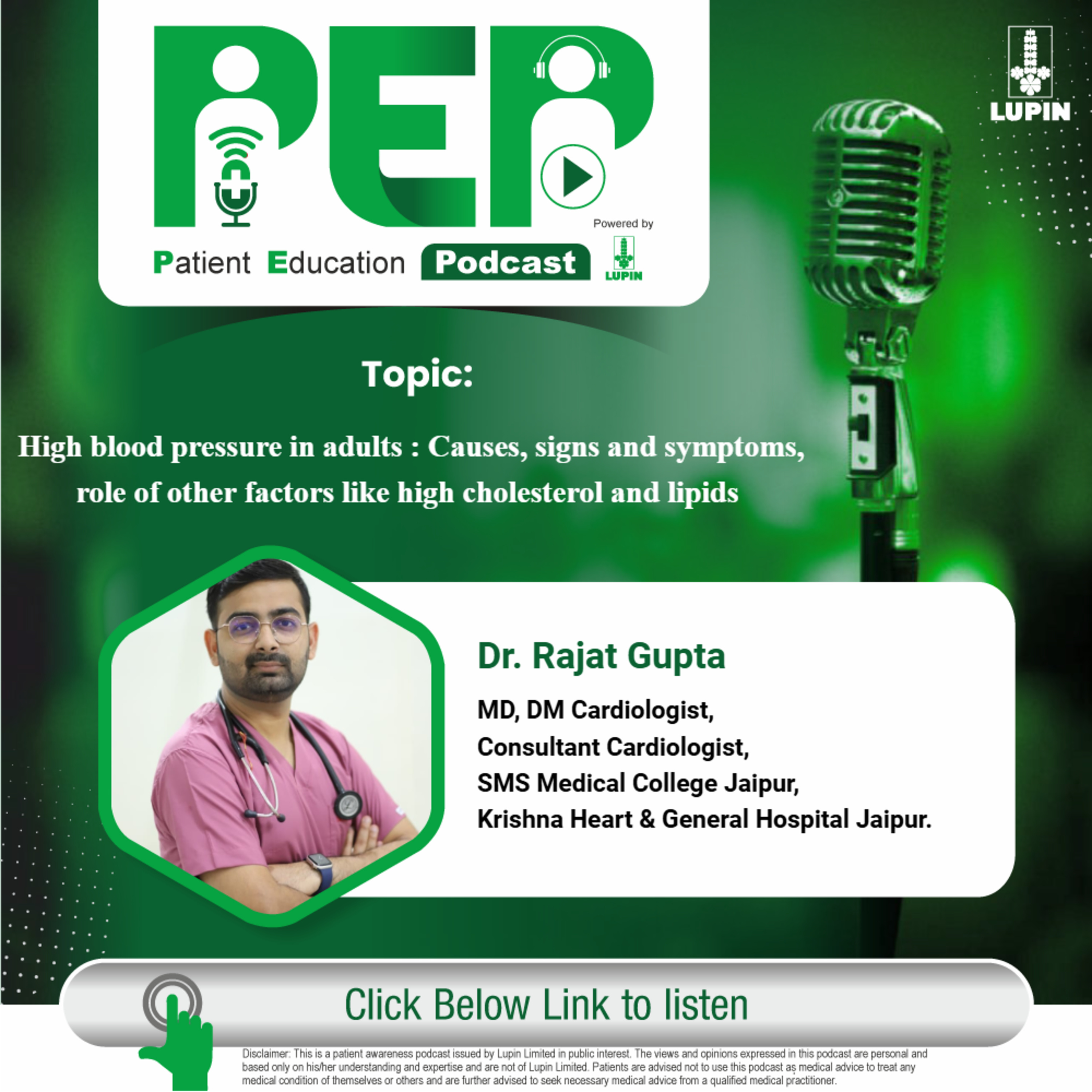 PEP - Patient Education Podcast