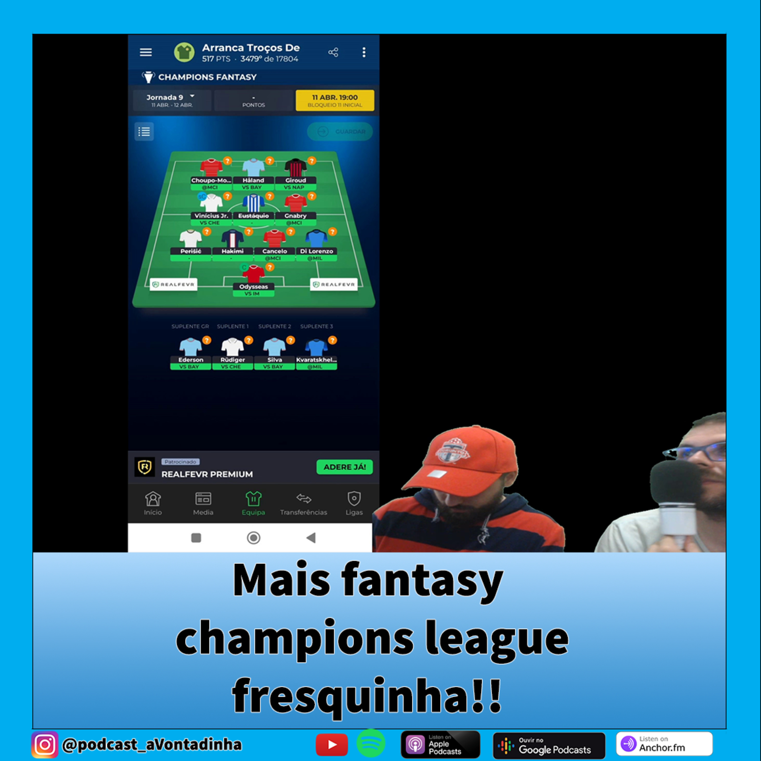 Mais fantasy champions league! episode artwork