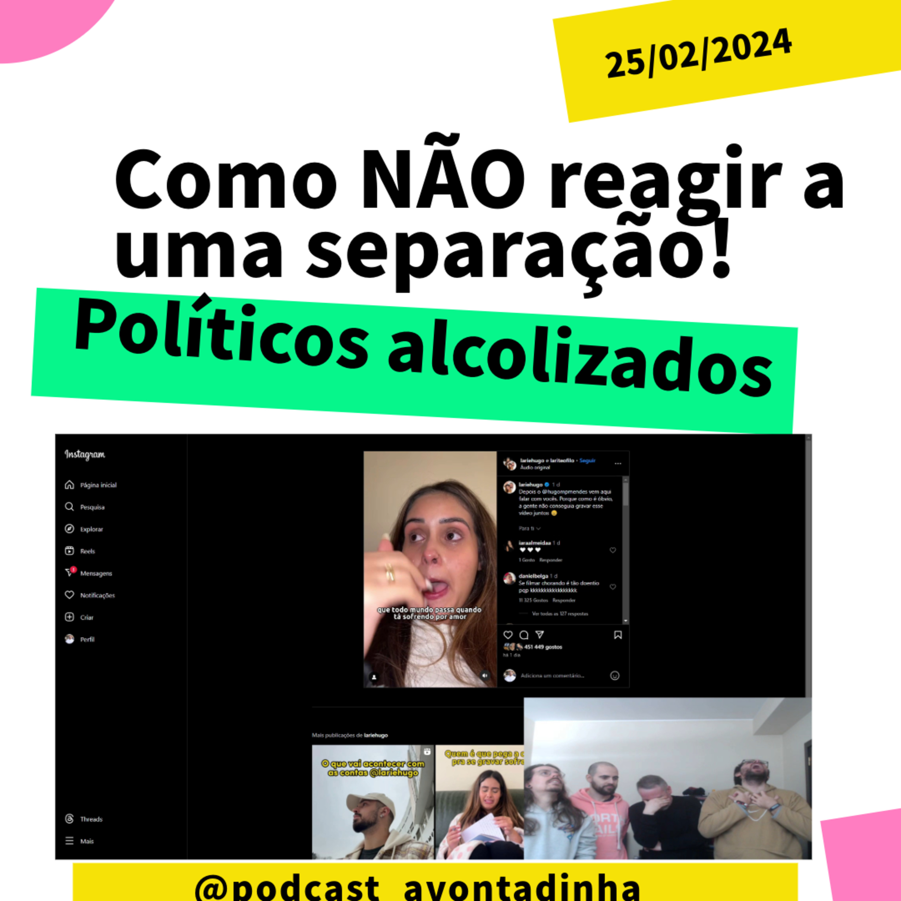 Como não reagir a uma separação! | Políticos alcoolizados a discursar... episode artwork