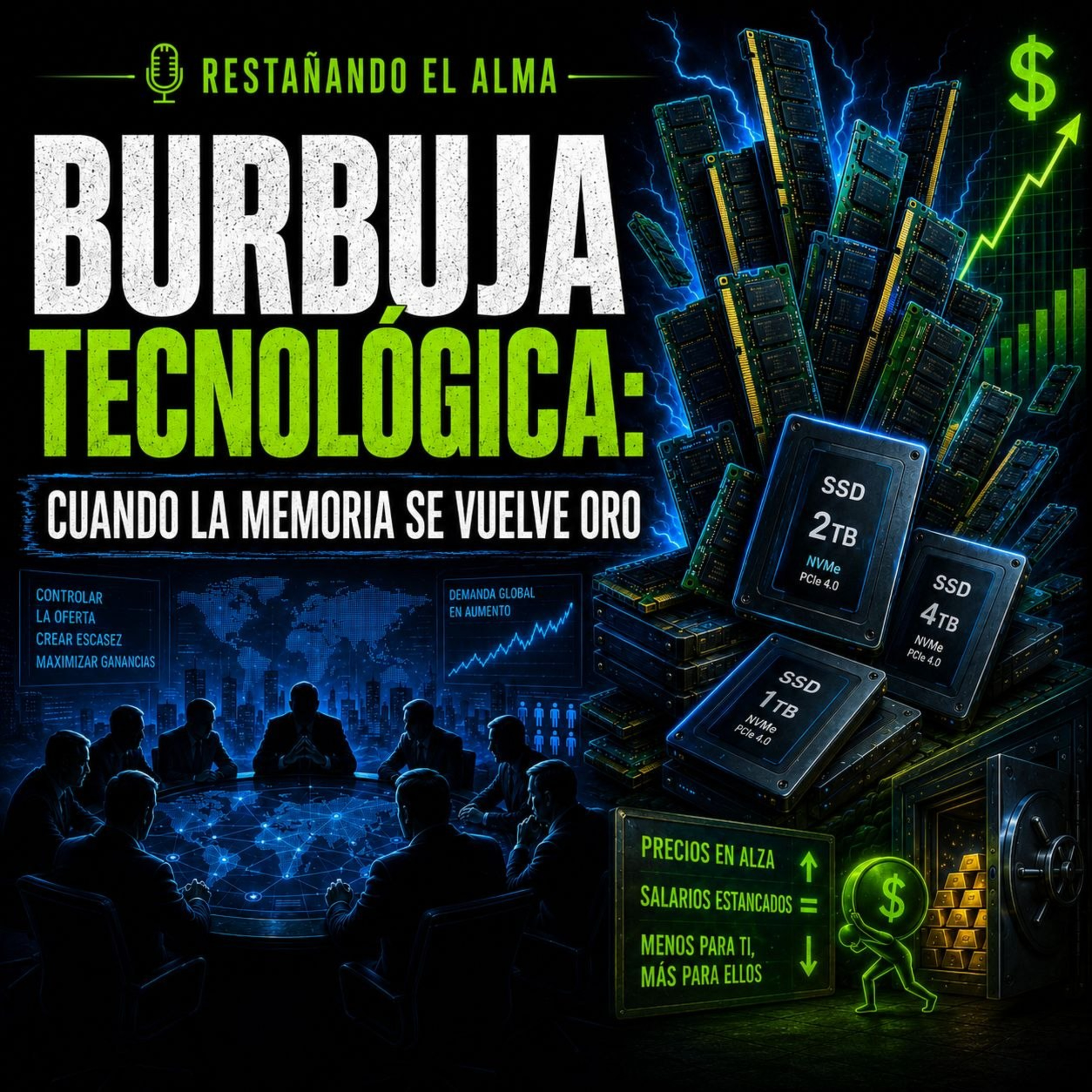BURBUJA TECNOLÓGICA: CUANDO LA MEMORIA SE VUELVE ORO episode artwork