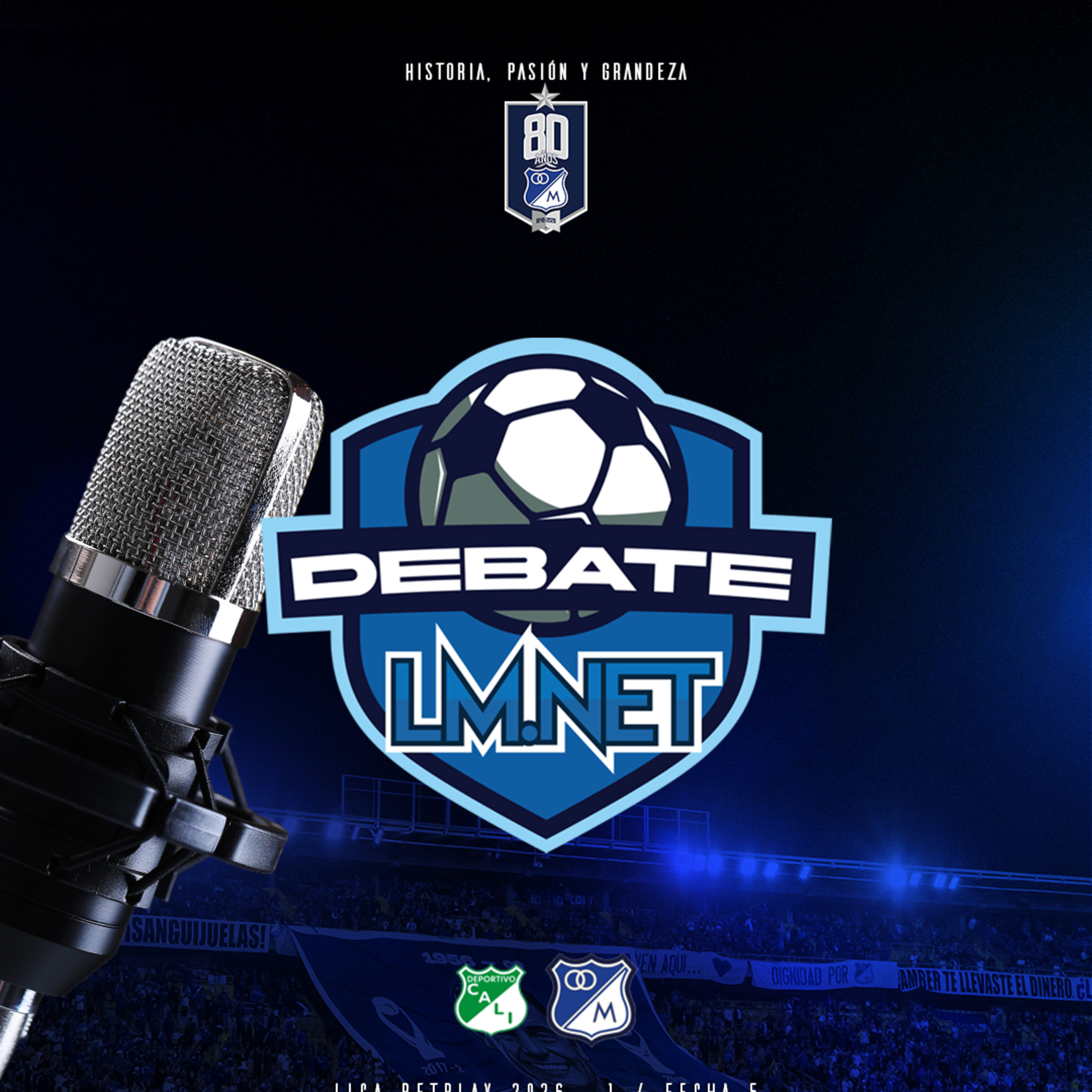 El Debate !!! 🎙️ Deportivo Cali 0 Millonarios 0 episode artwork