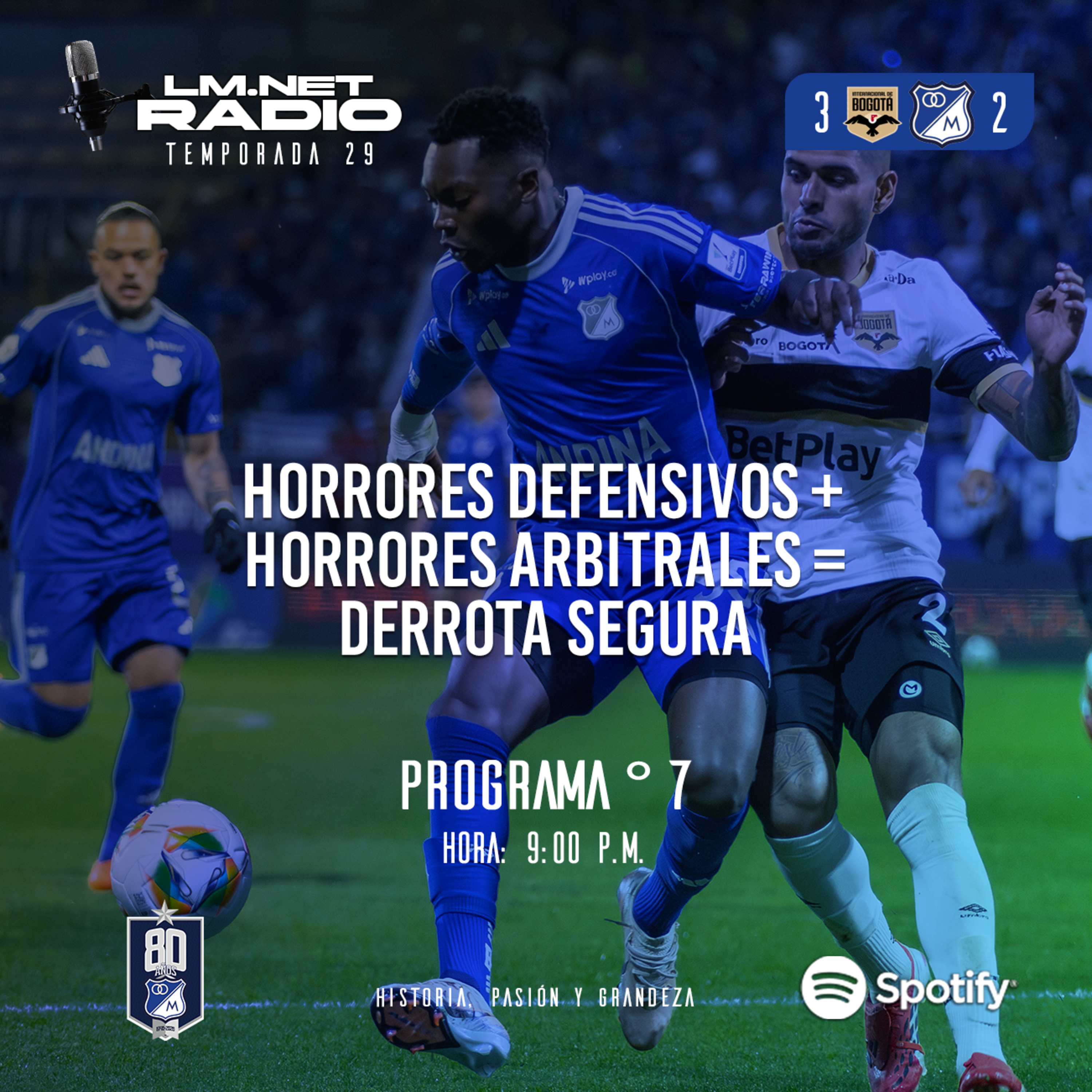 Temporada 29 Programa 07. Horrores arbitrales + Horrores defensivos = Derrota.  episode artwork