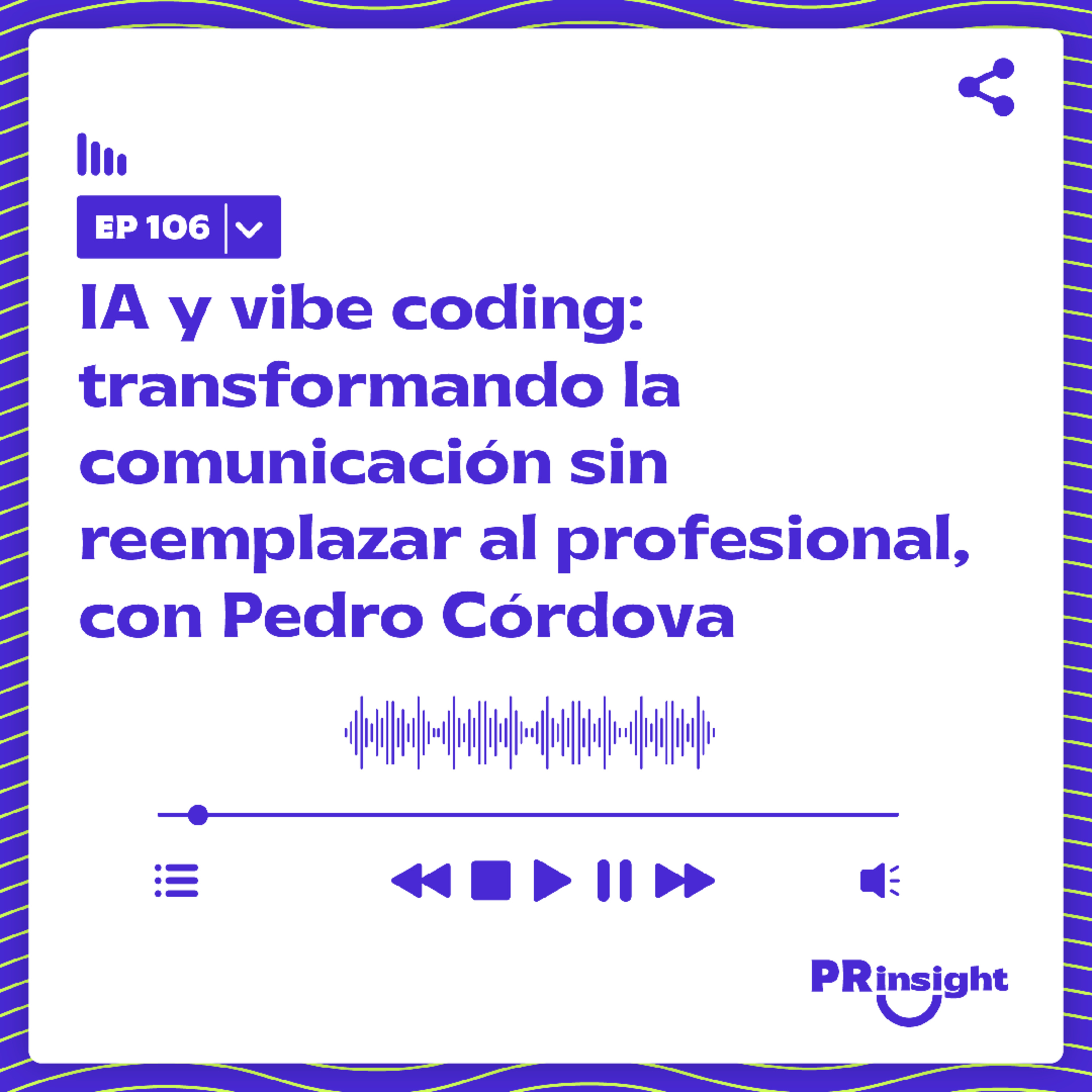 Portada de PRinsight Podcast
