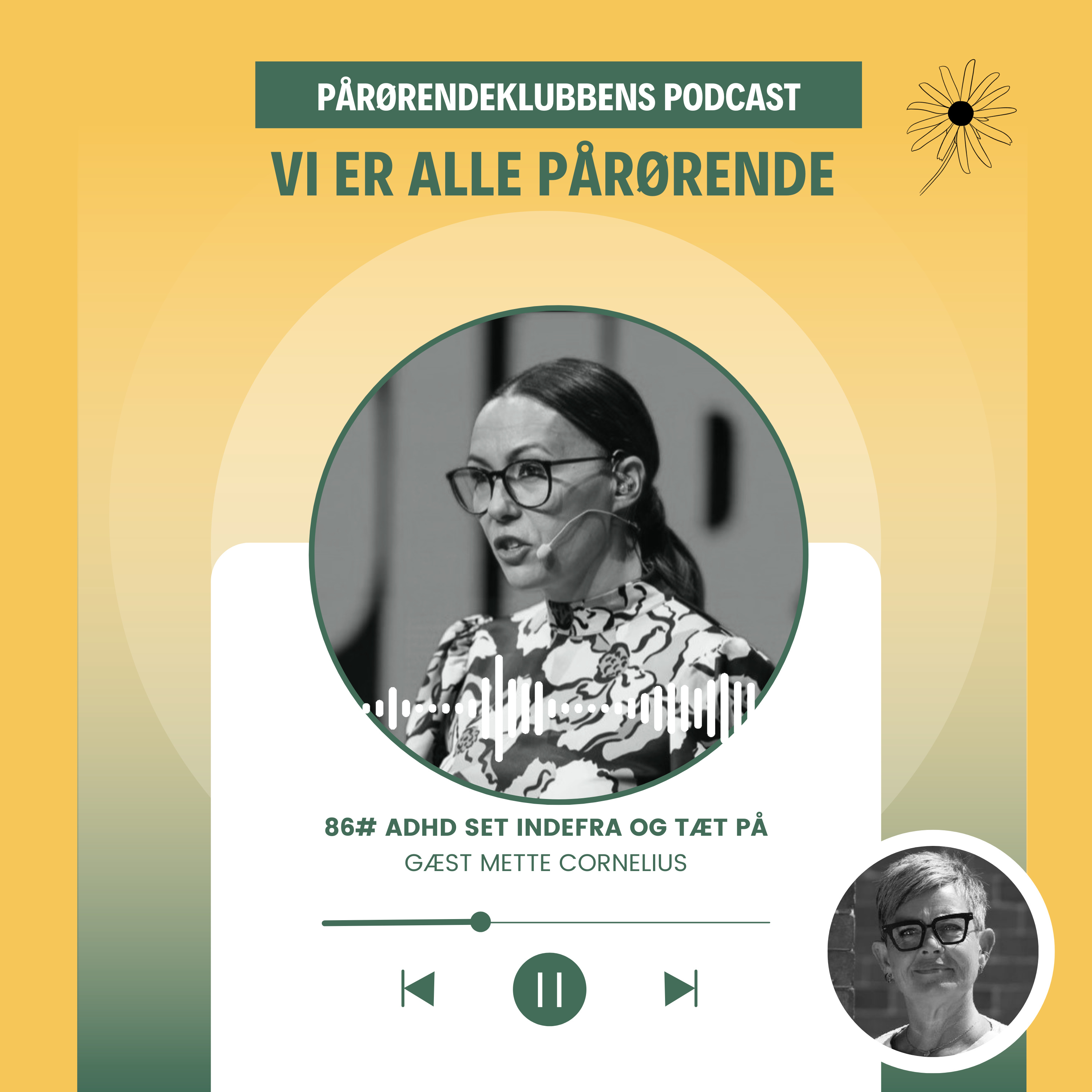 #86 Mette Cornelius - ADHD set indefra og tæt på episode artwork