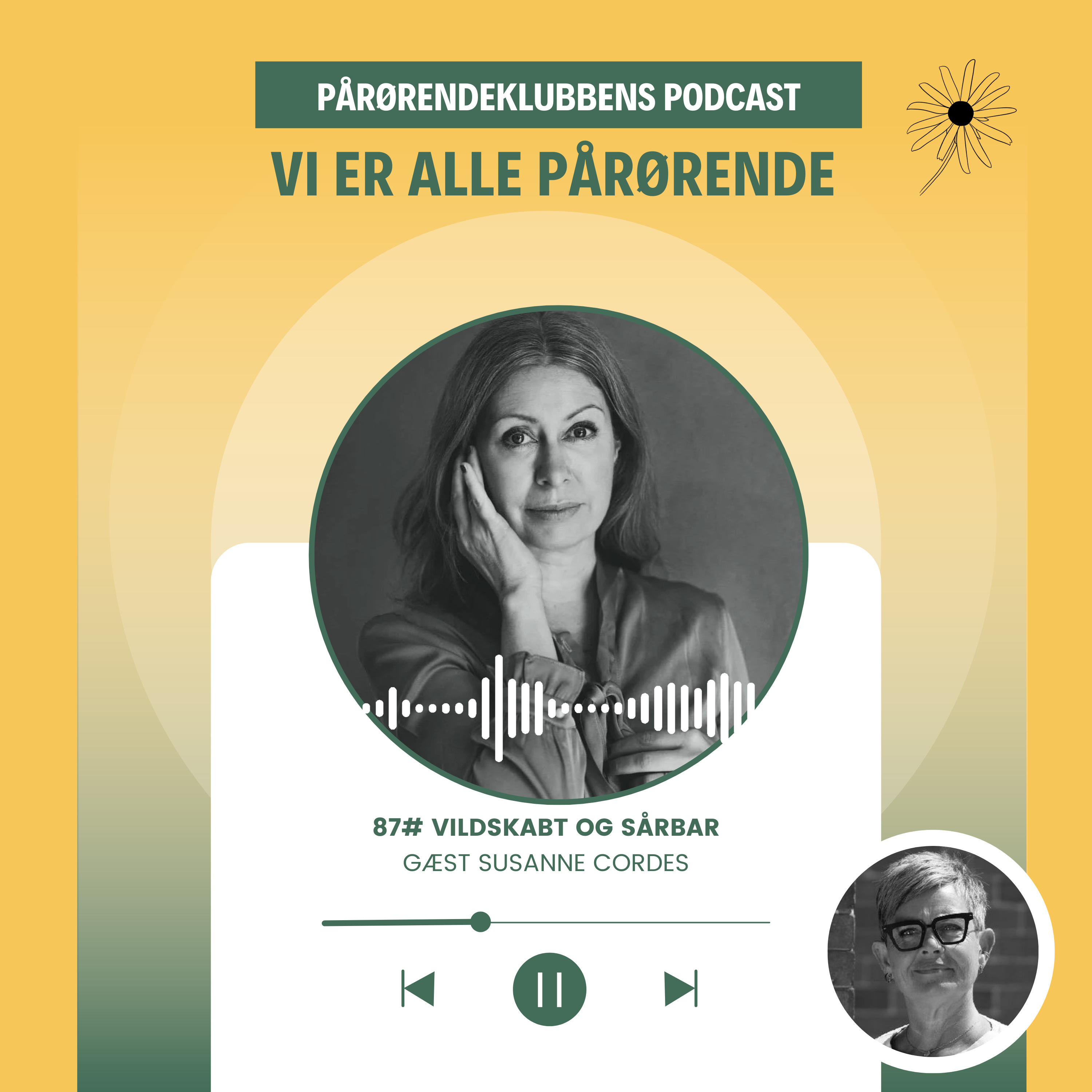 #87 Susanne Cordes - Vildskabt og sårbar episode artwork