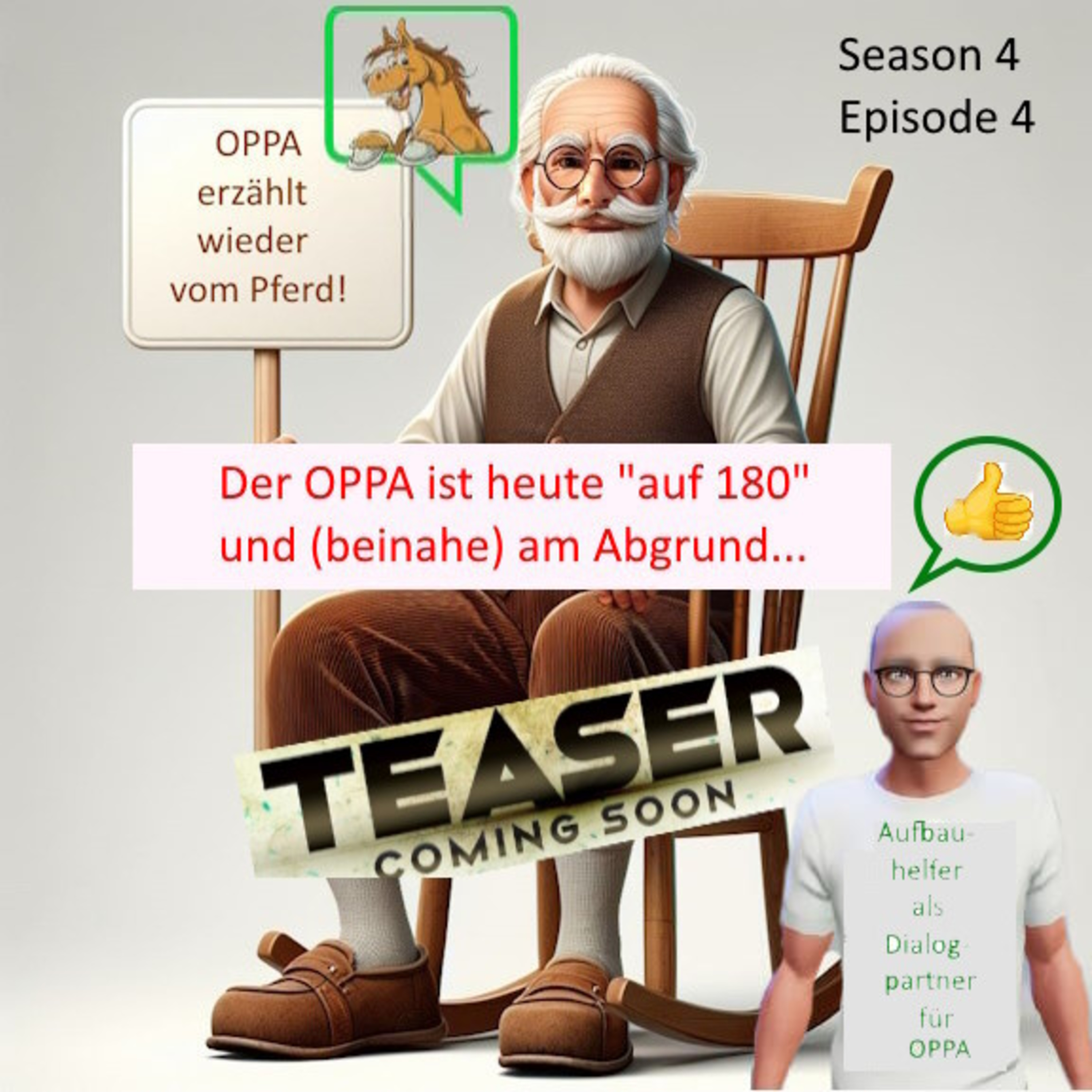 Oppa erzählt wieder vom Pferd