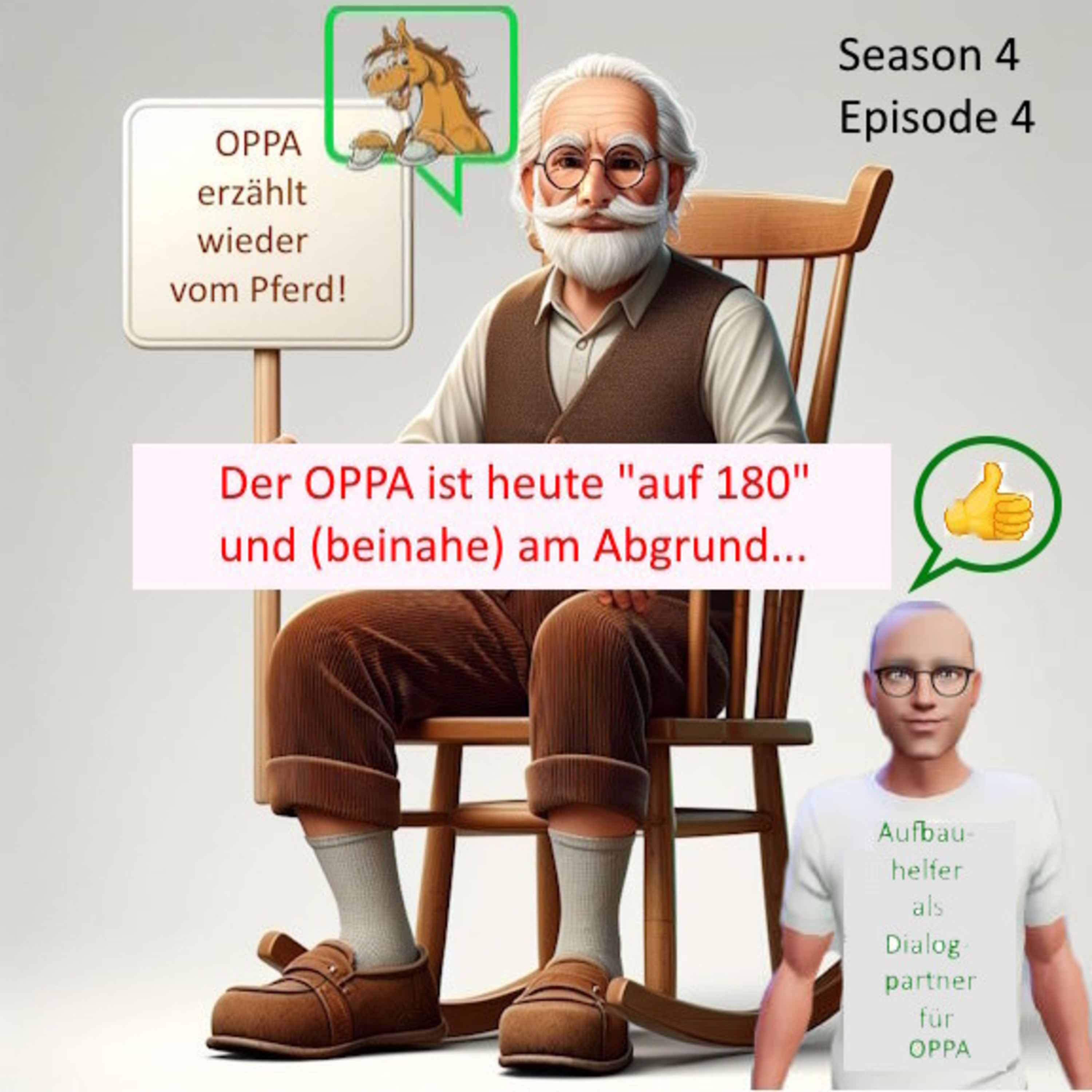 Oppa erzählt wieder vom Pferd