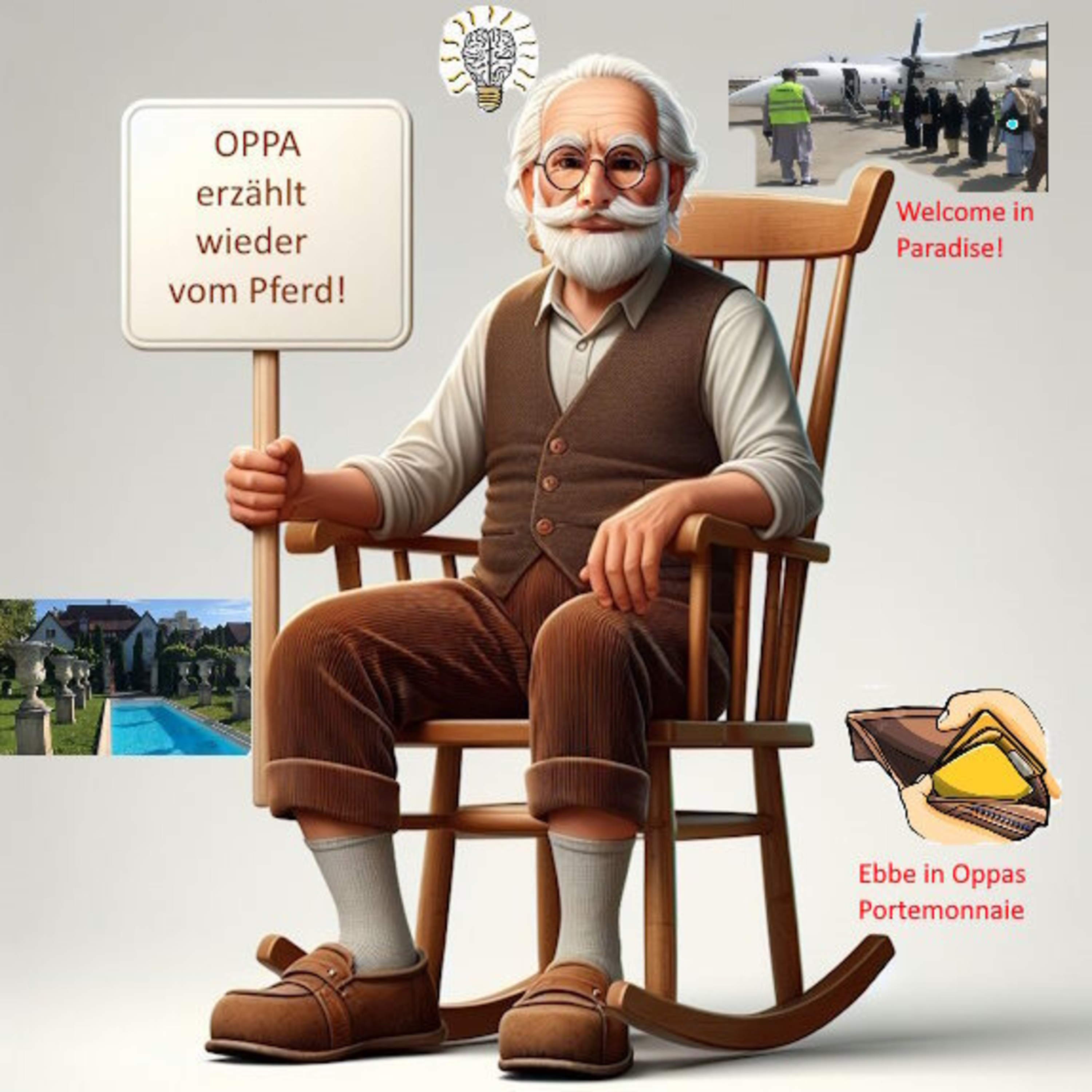Oppa erzählt wieder vom Pferd