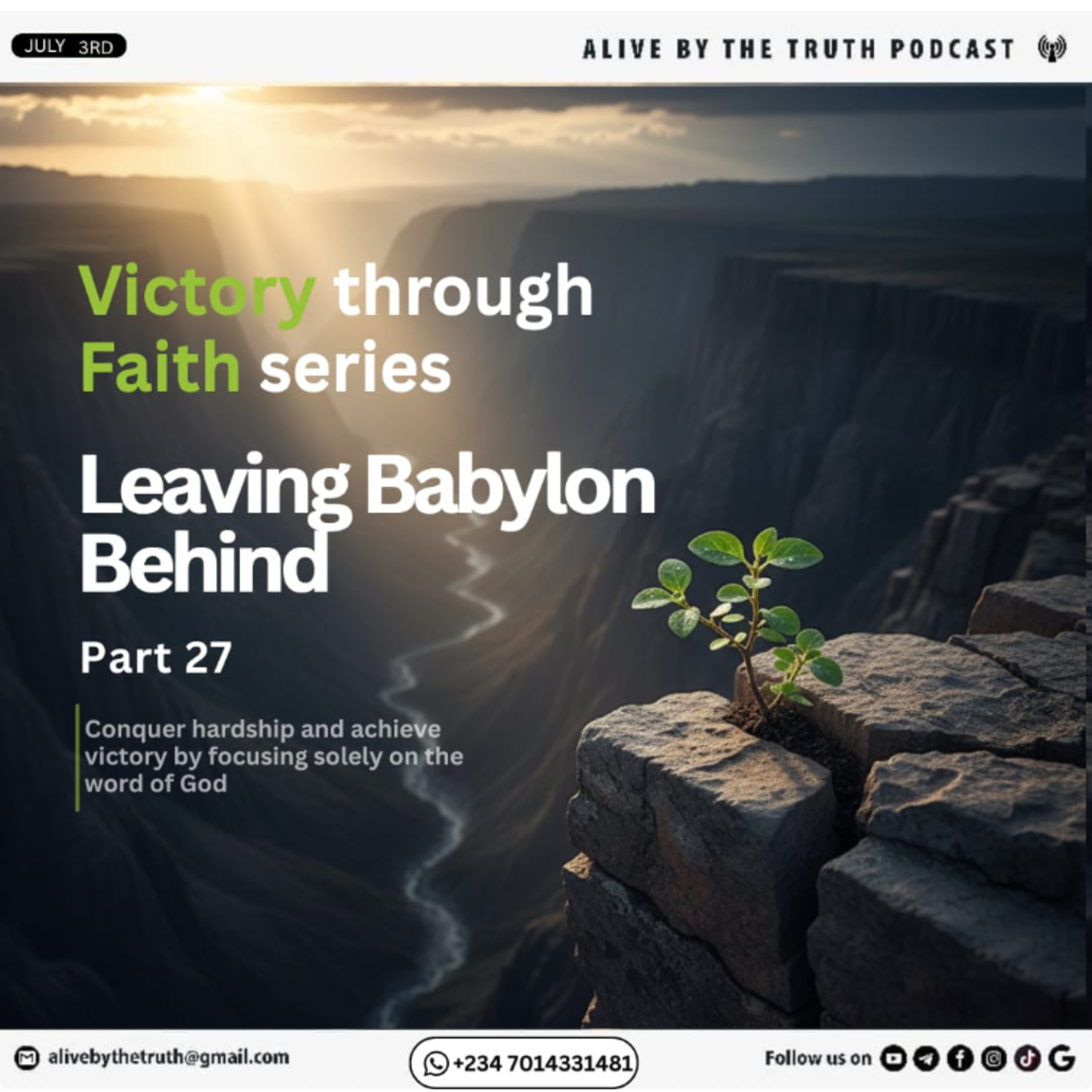 Victory Through Faith Part 27 episode artwork